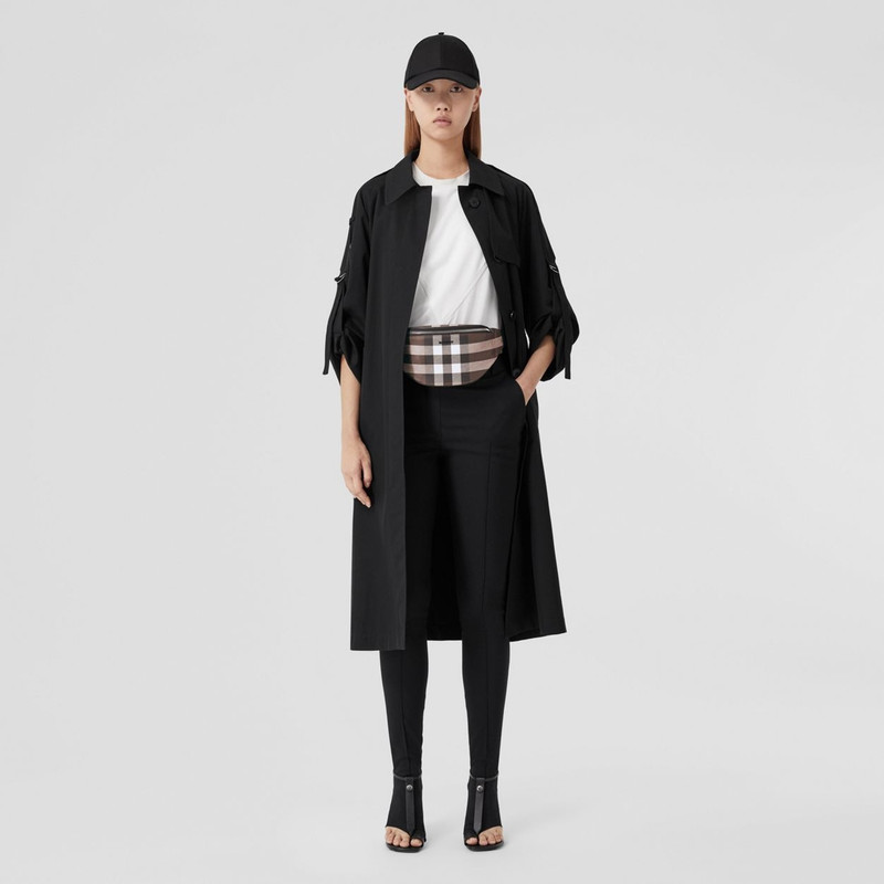 Mini Check and Leather Bum Bag 12