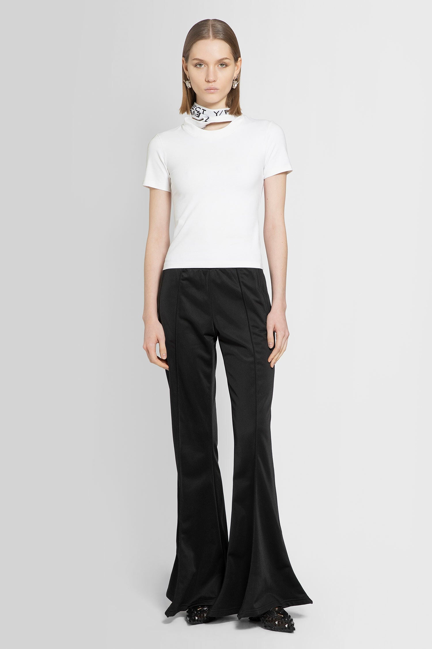 Y/PROJECT WOMAN BLACK TROUSERS - 5