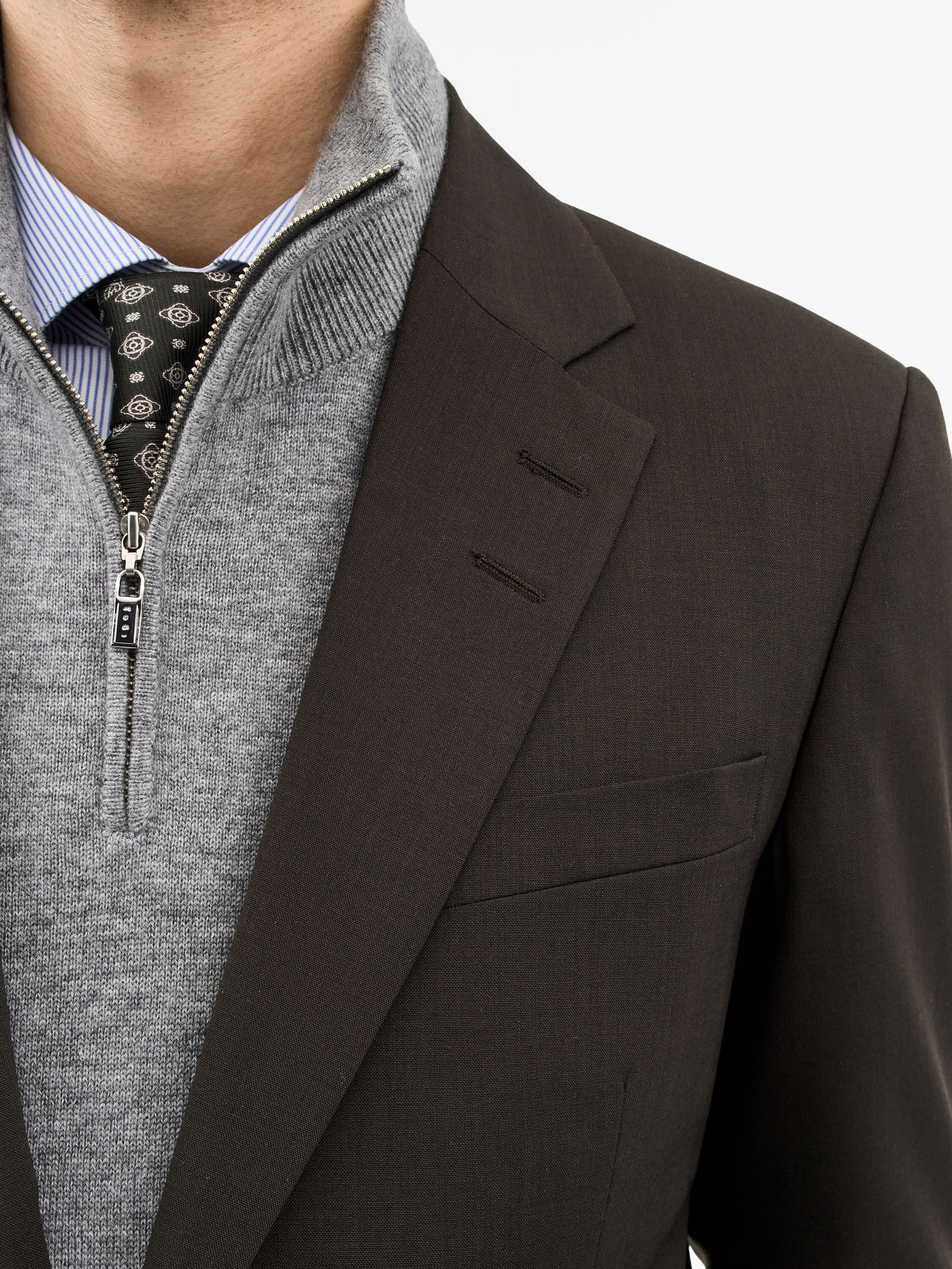 Justin Slim-Fit Wool Blend Jacket - 6