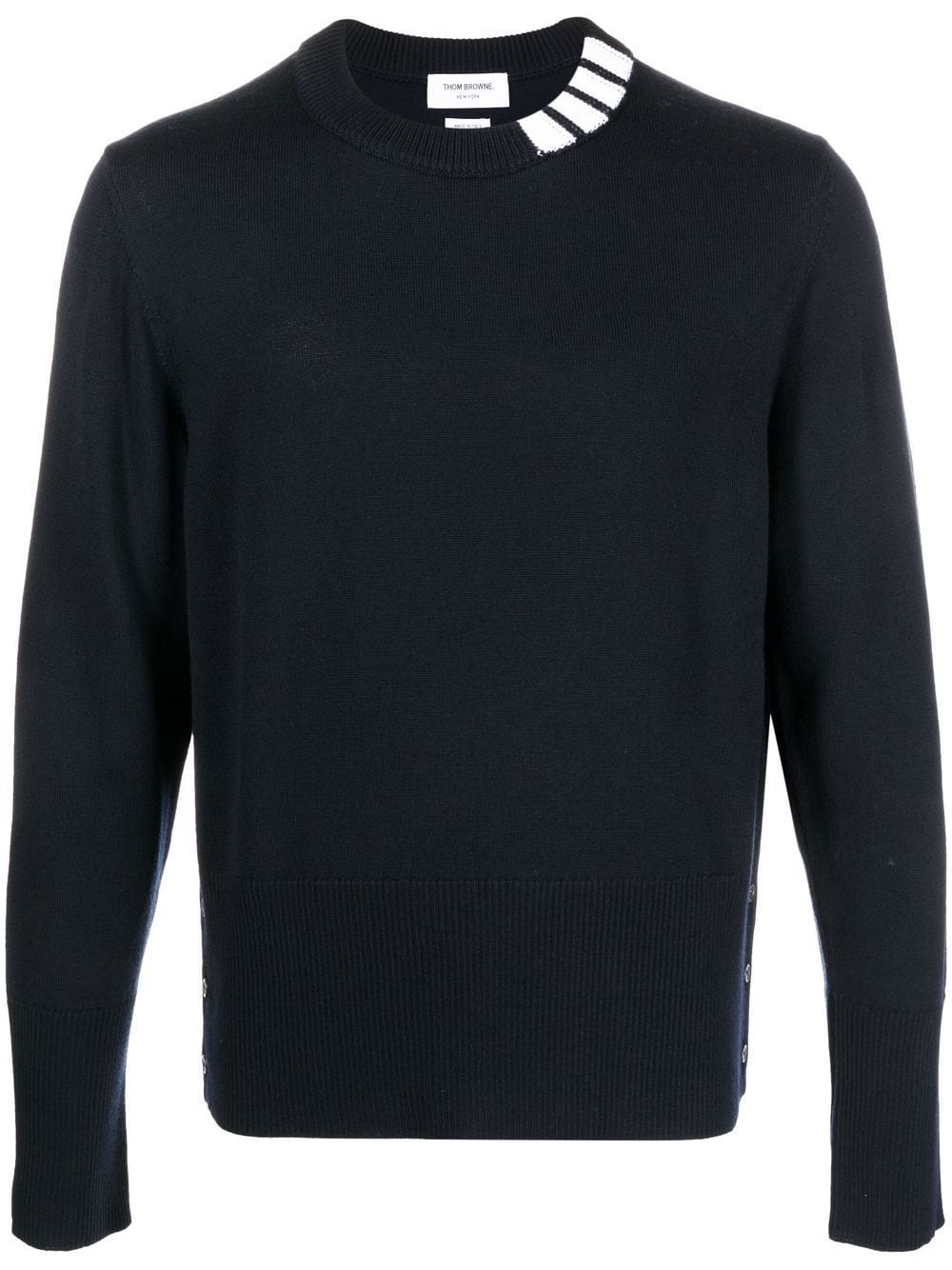 4-bar crew-neck jumper - 1