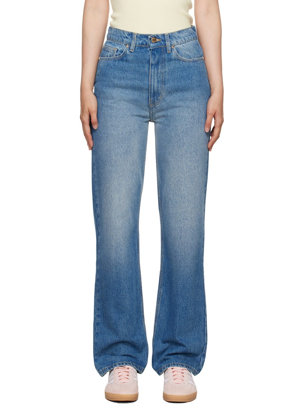 Blue 'Tennis Club' Jeans - 1