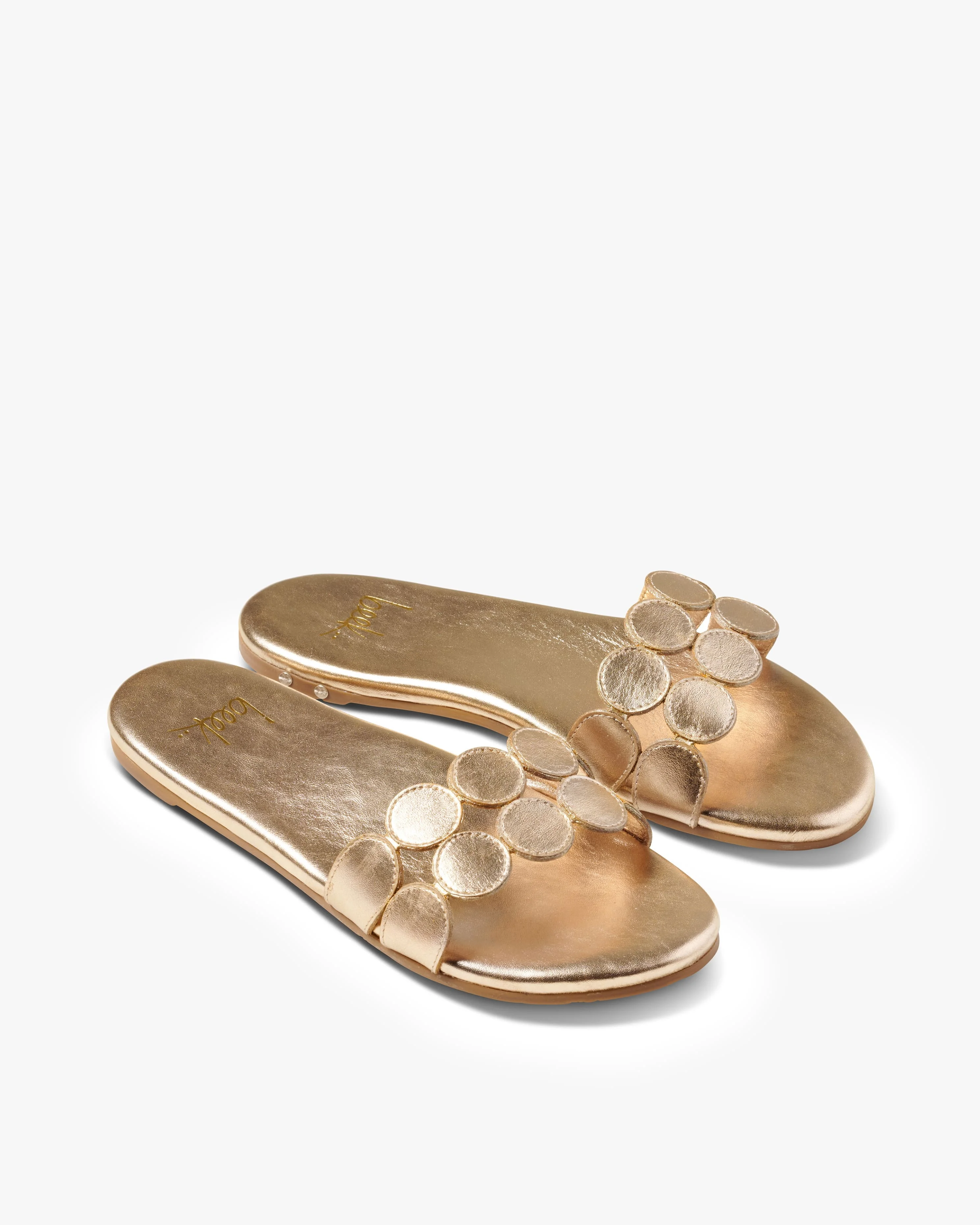 Whirlybird Leather Slide Sandal - 1