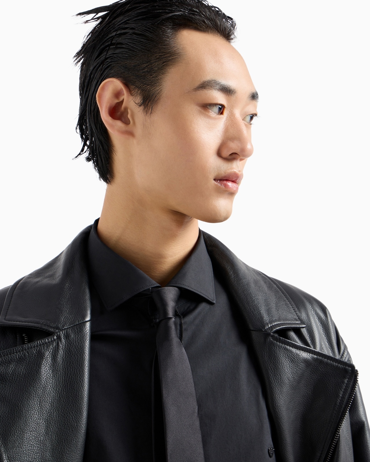 PIMA CANVAS SHIRT WITH PIPED PLACKET - 5