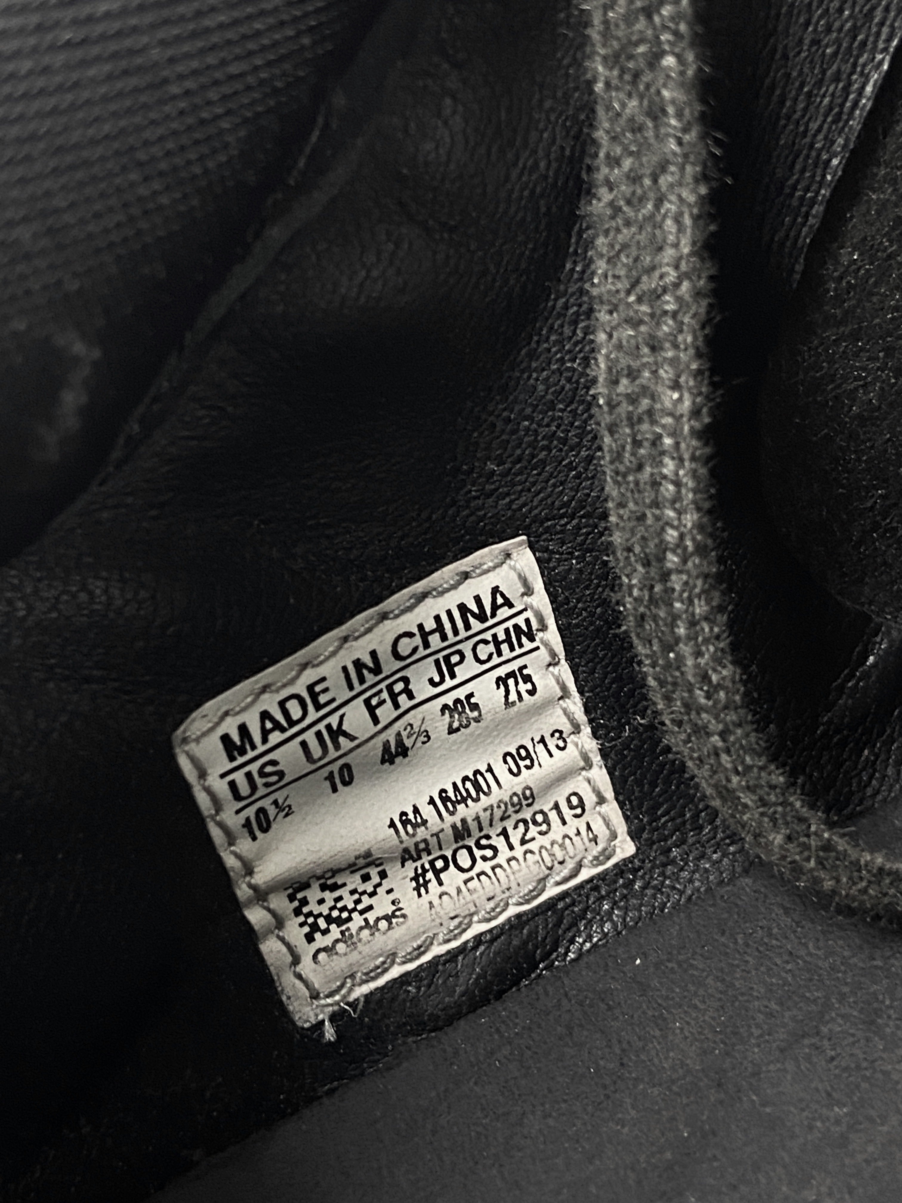 Rick Owens X Adidas Triple Black Runner 44 - 8