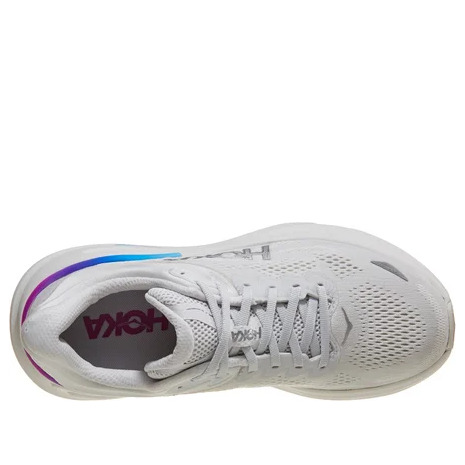 (WMNS) HOKA ONE ONE Bondi 9 'Cosmic Grey White Mesh' 1162012-CYWH - 3