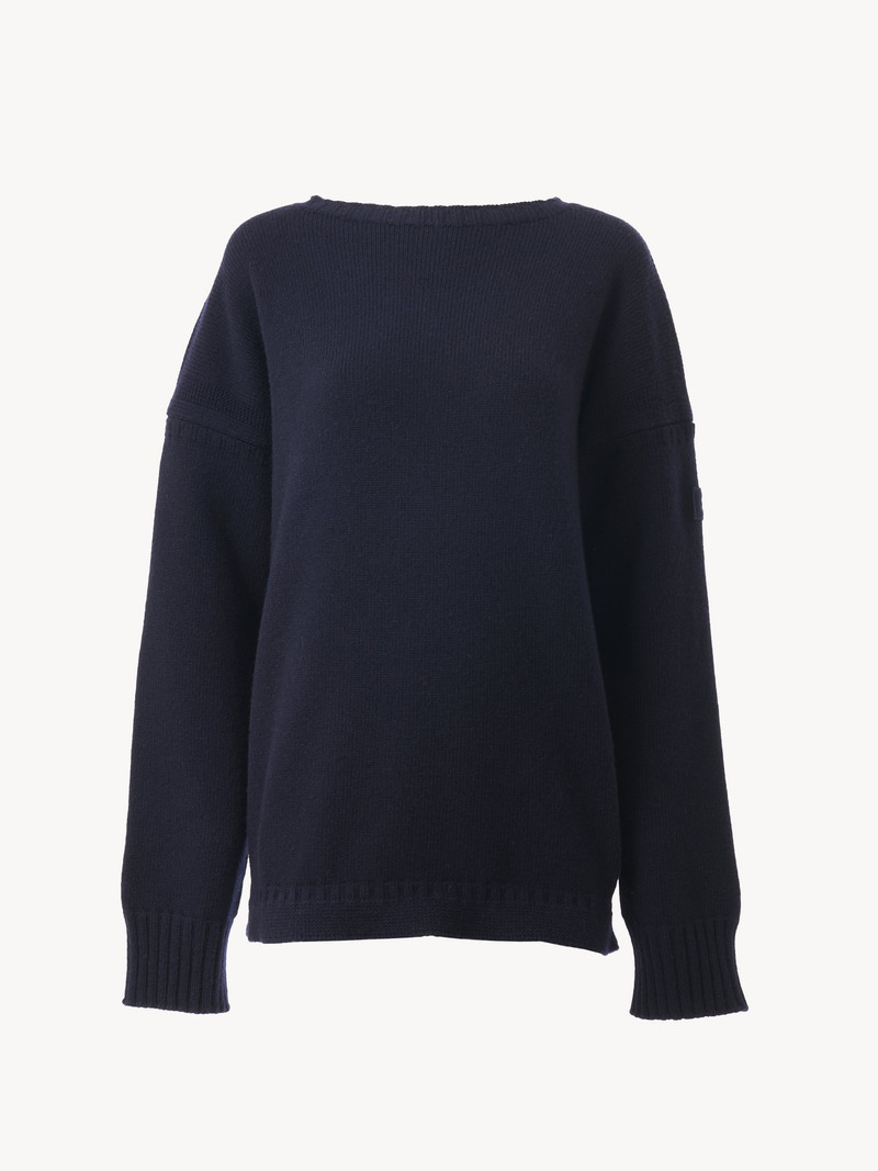 Chloé LOGO SWEATER IN A WOOL & CASHMERE KNIT outlook