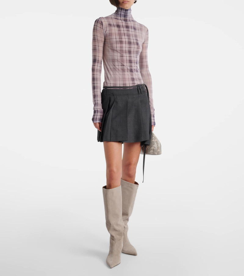 PARIS TEXAS Nina 50 suede knee-high boots outlook