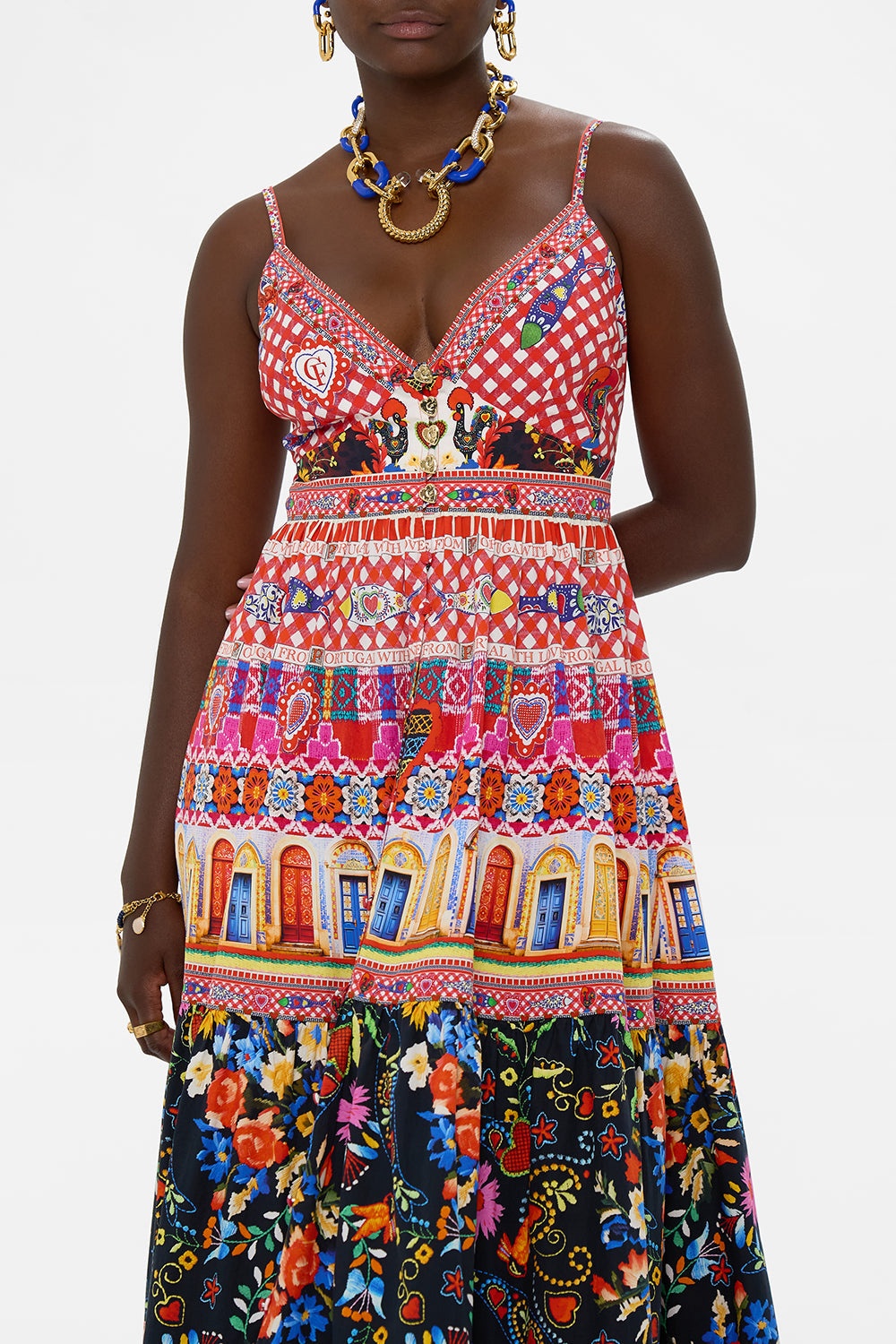 TIERED BODICE DRESS - 5