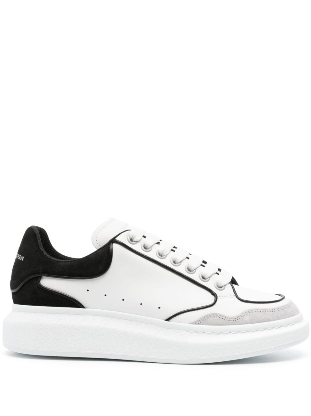 Larry panelled leather sneakers - 1