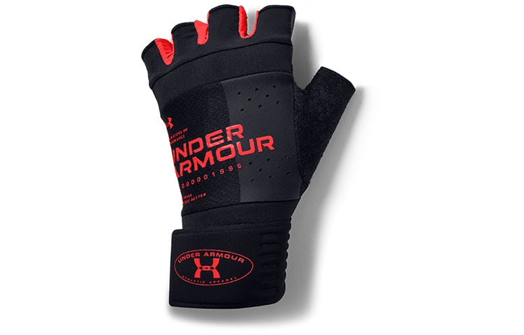 Under Armour Weightlifting Gloves 'Black Red' 1356688-001 - 3