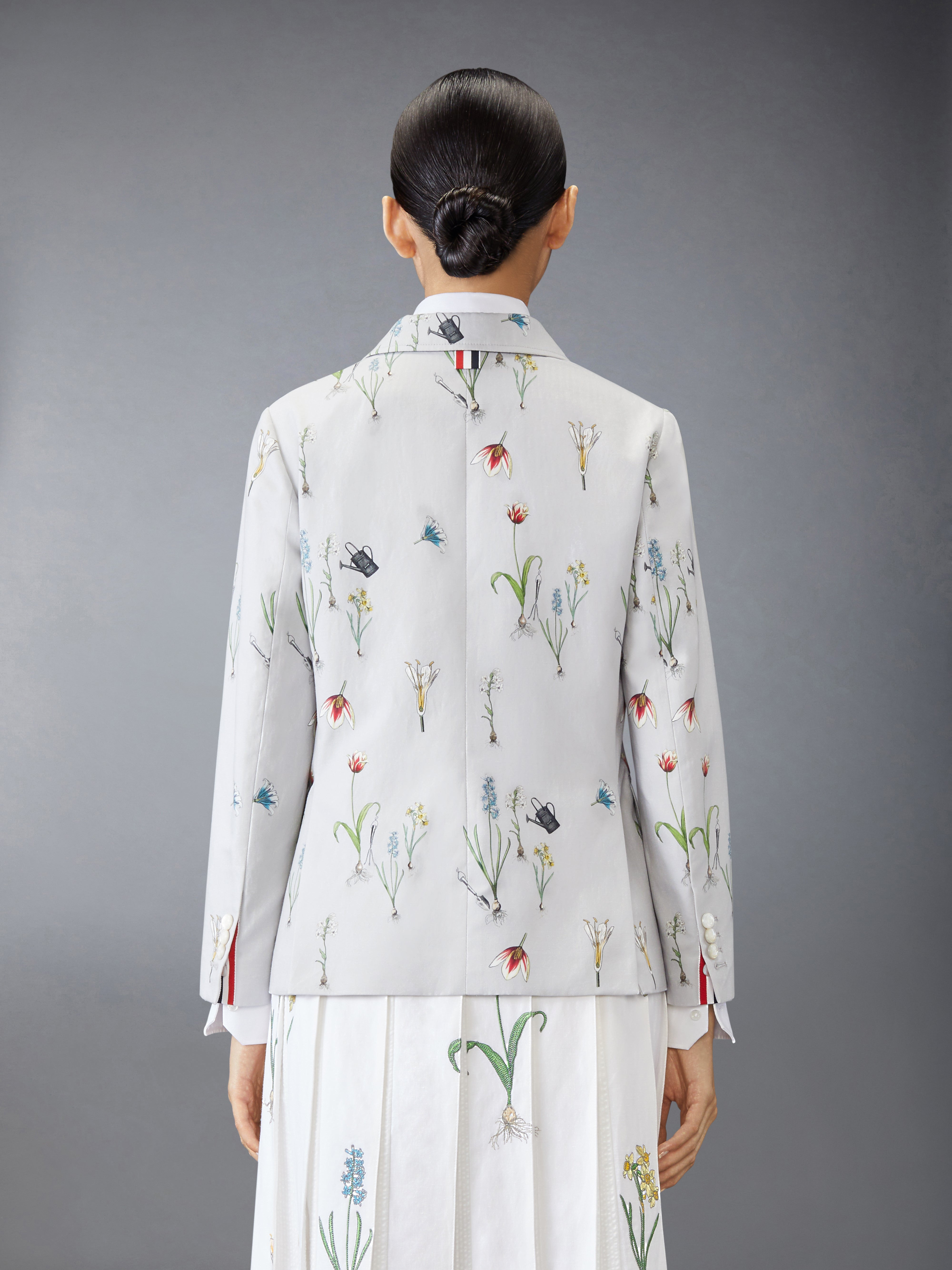 CLASSIC COTTON LINEN BOTANICAL FLOWER SPORT COAT - 3