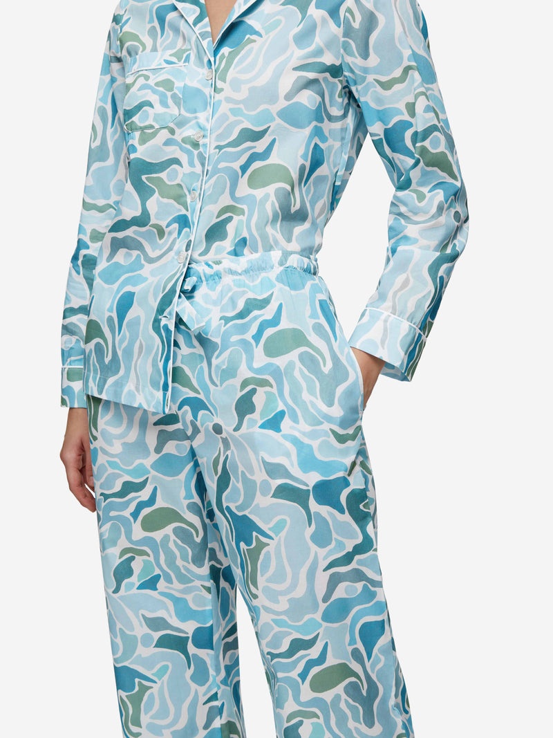 Women's Pyjamas Ledbury 61 Cotton Batiste Green - 2