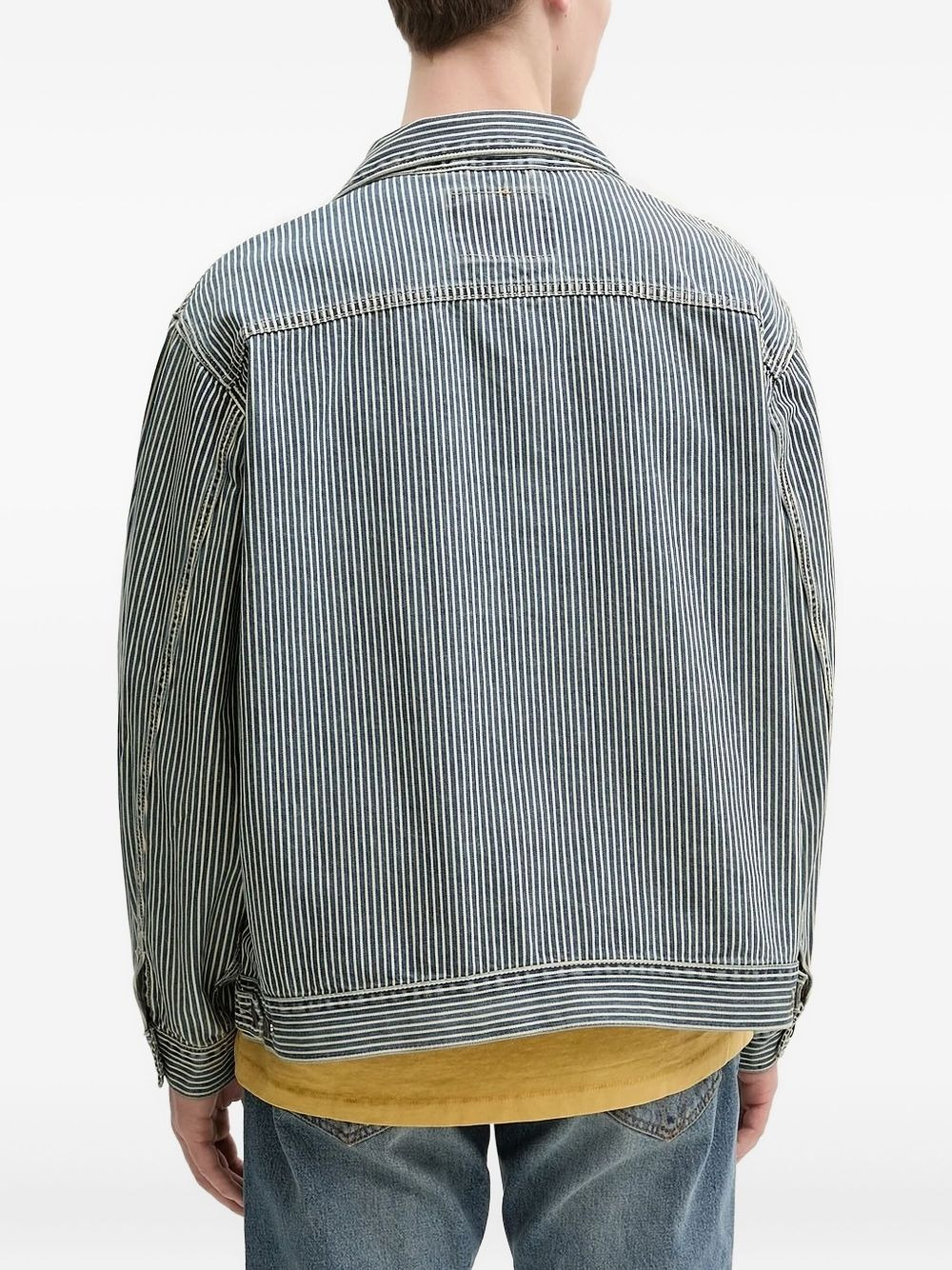 striped pocket jacket - 2