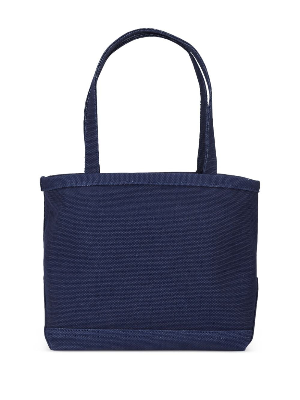 logo-appliquÃ©d cotton beach bag - 2