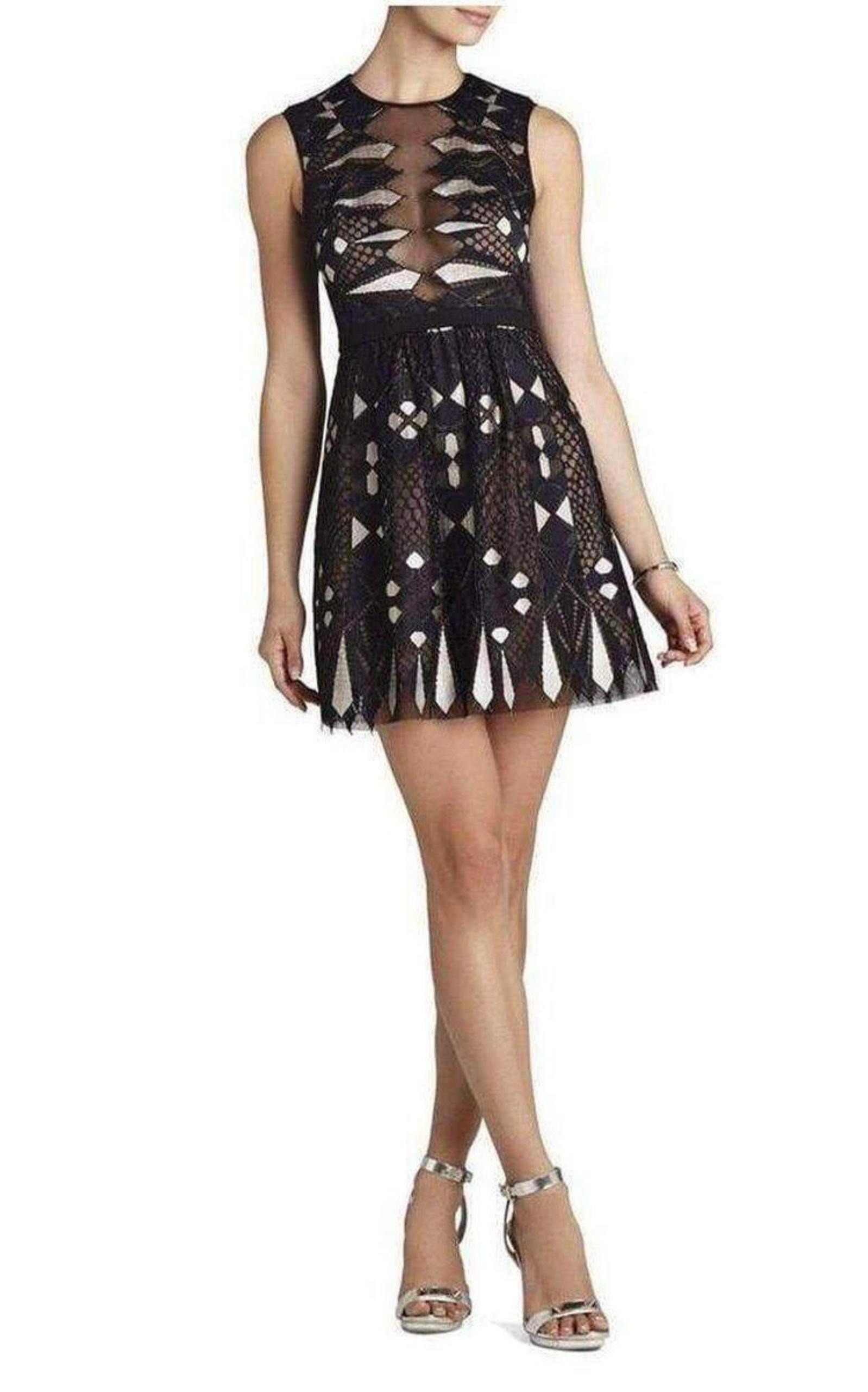 BCBGMAXAZRIA - Kailey Sleeveless A-Line Dress - 2
