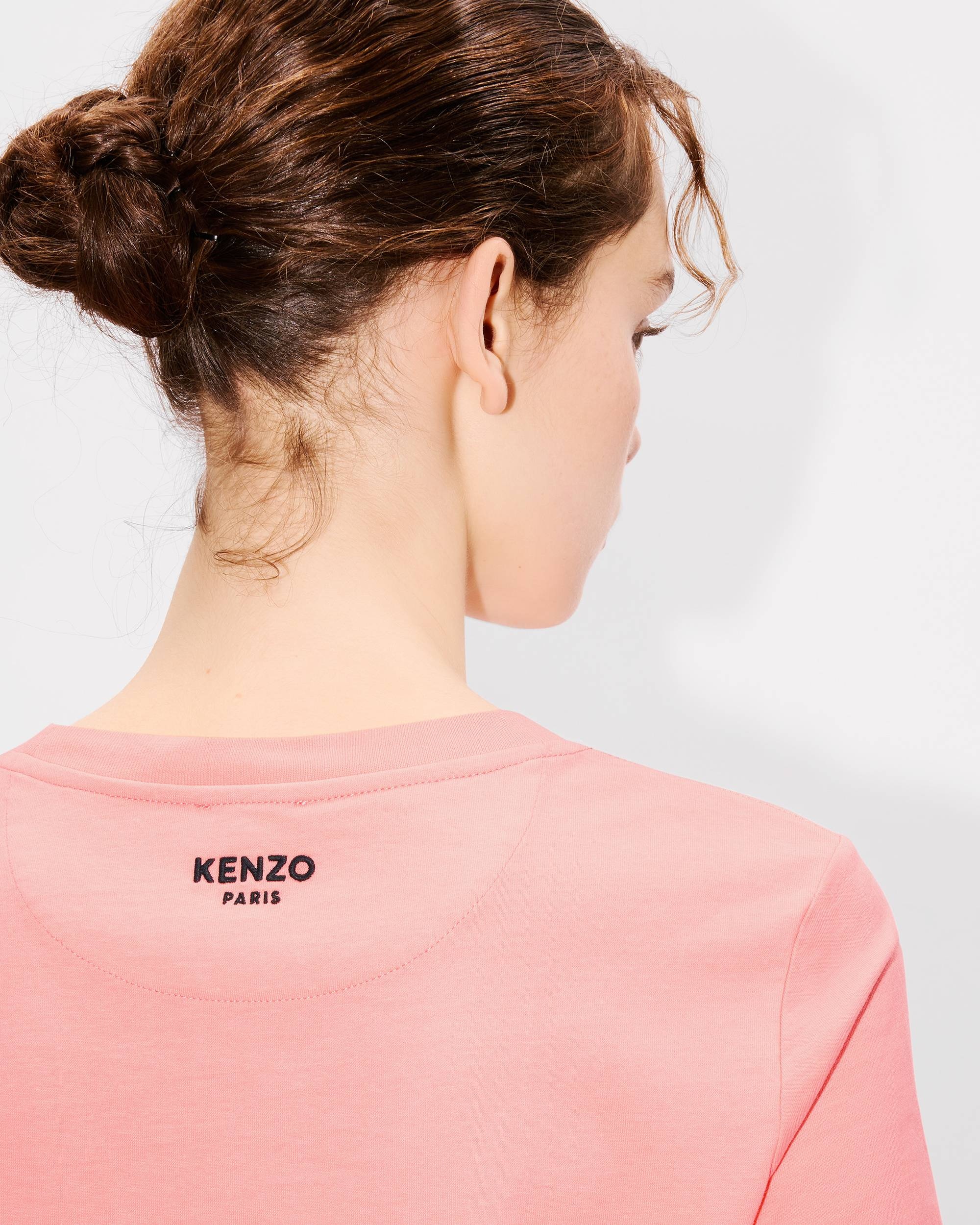 'KENZO Pop' embroidered cotton T-shirt - 7