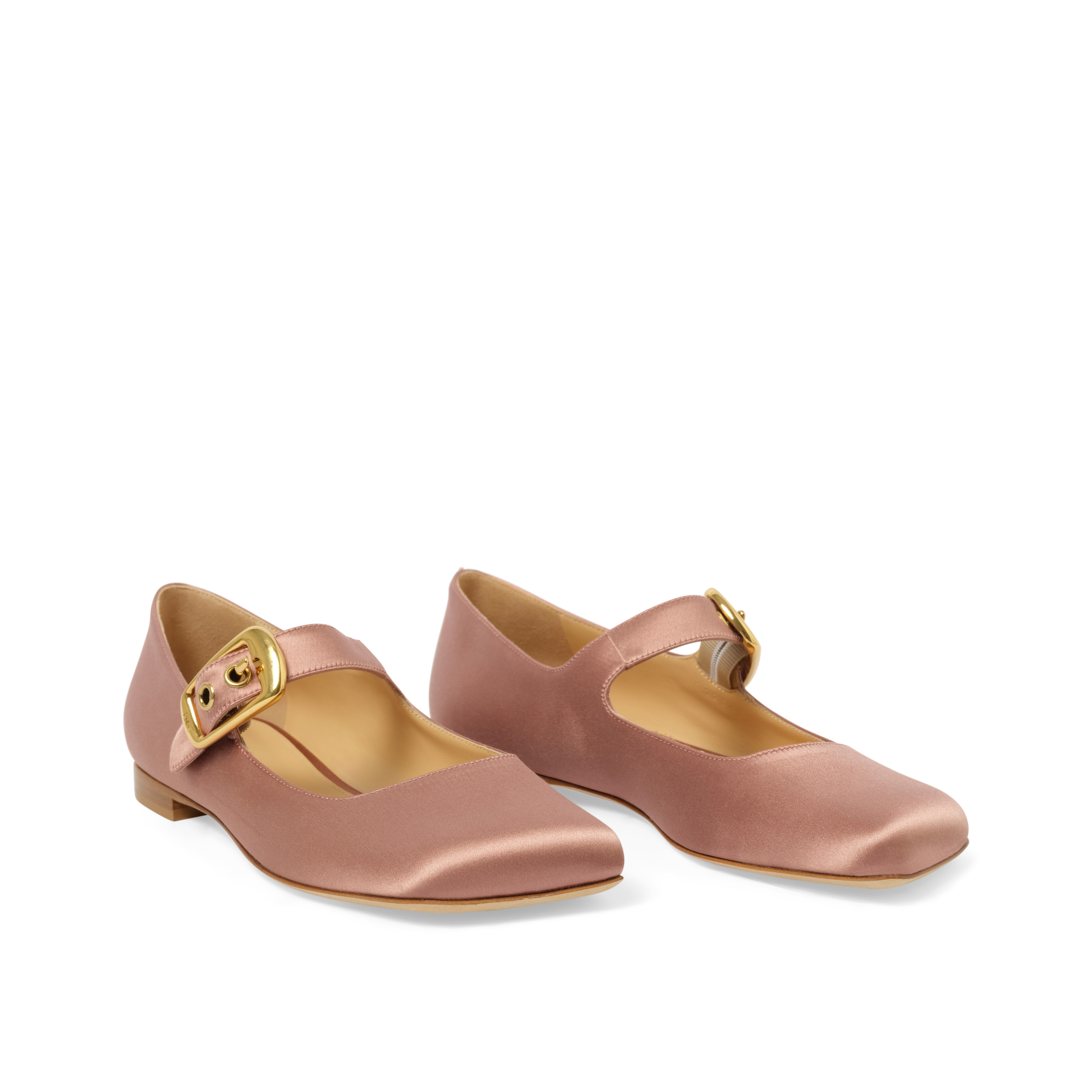 Polly Flats in Misty Rose - 2