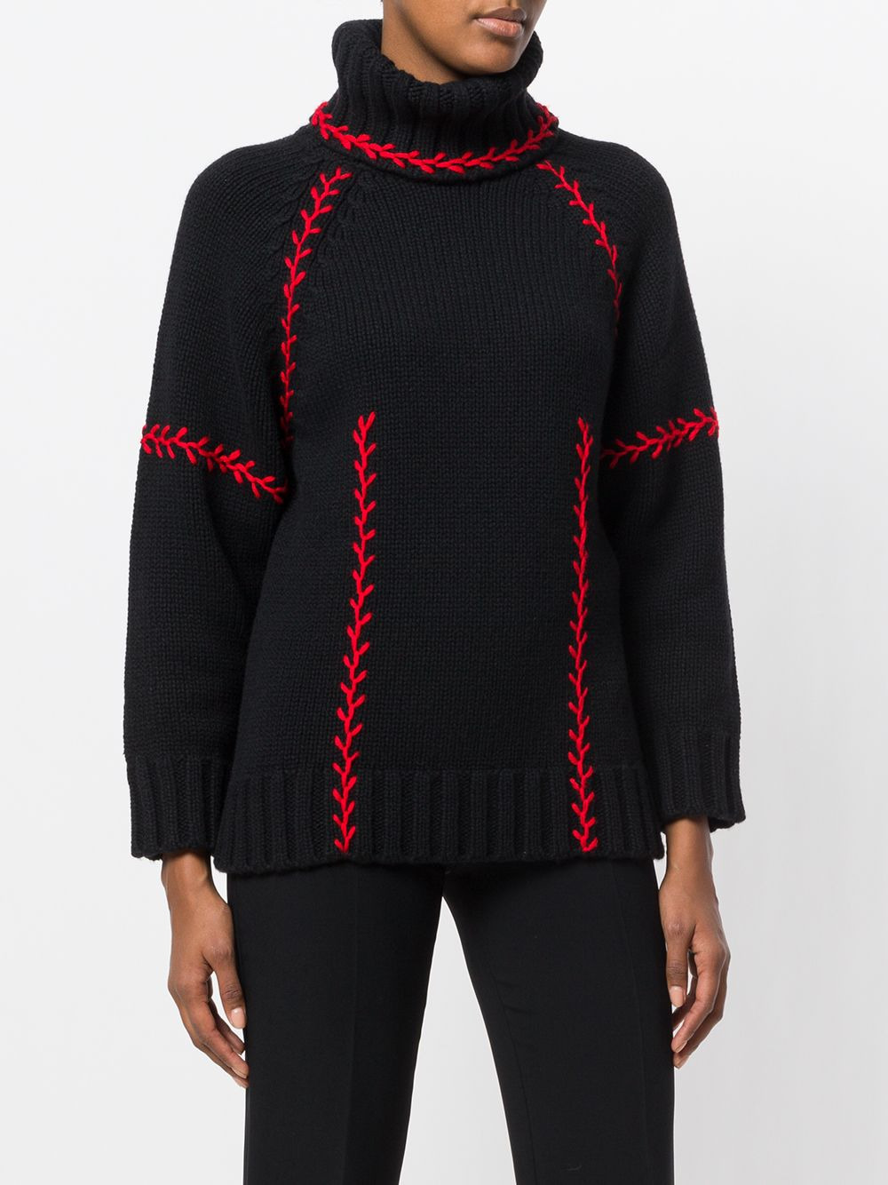 chunky turtle neck jumper - 3