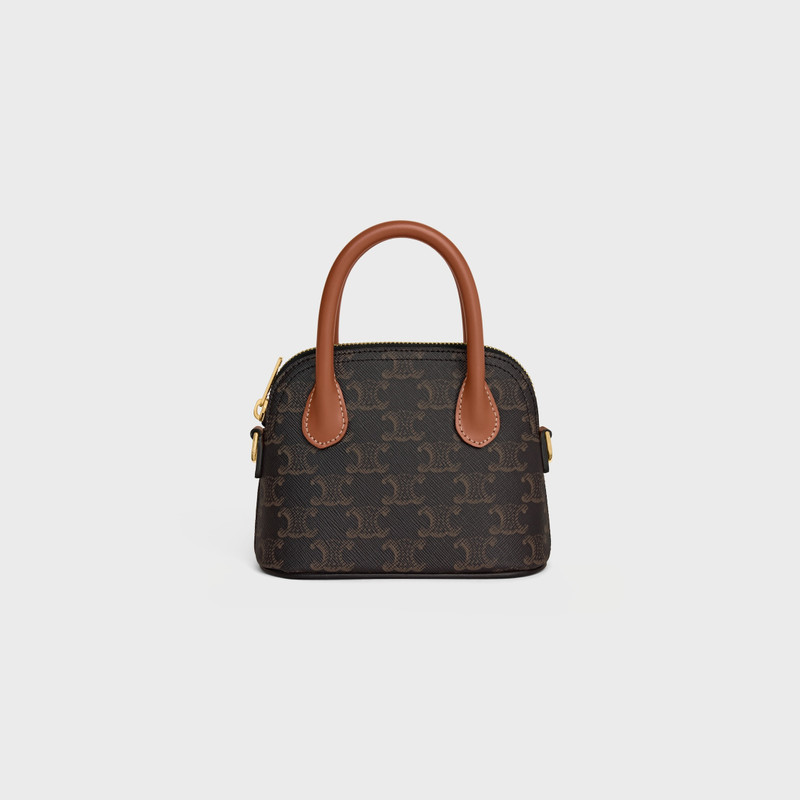 MINI HONORINE IN triomphe canvas and calfskin 1