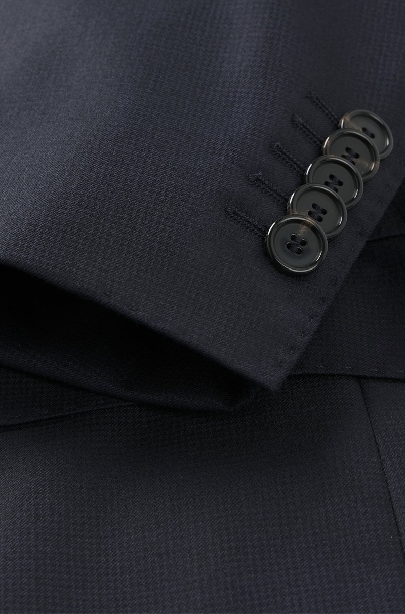 REGULAR-FIT SUIT IN PATTERNED WOOL AND SILK 9