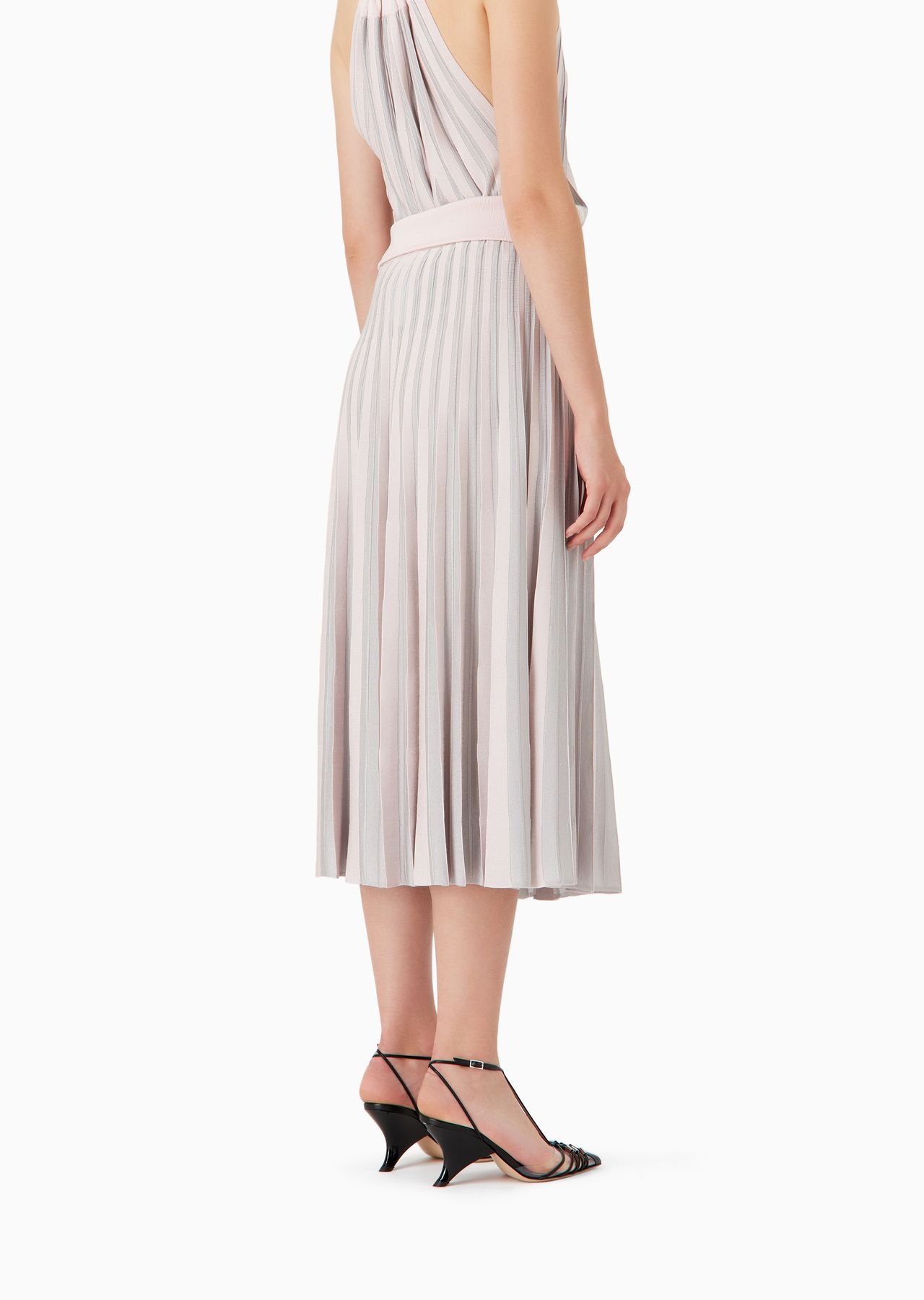 Long skirt in pleated fabric - 3