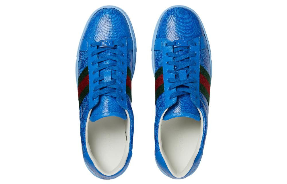Gucci  Ace GG Crystal Canvas 'Blue' 760775-FACRF-4349 - 3
