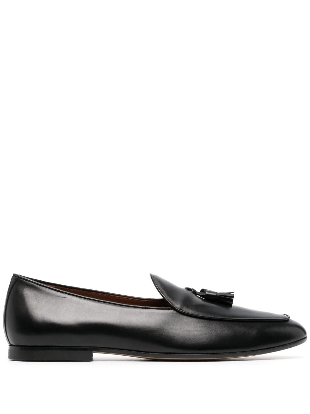 leather tassels loafers - 1