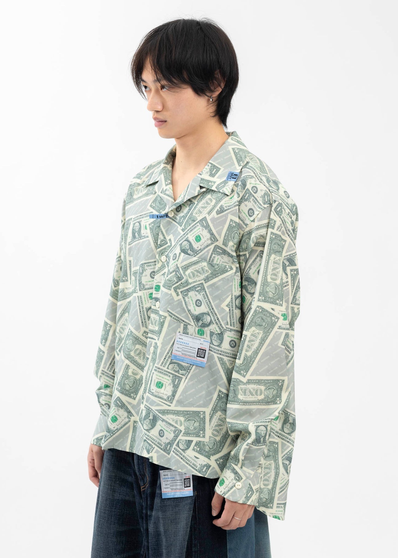 Green Dollar Bill Printed Shirts - 3