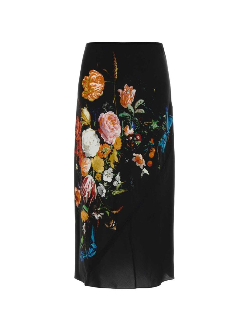 DRIES VAN NOTEN Printed viscose skirt 1