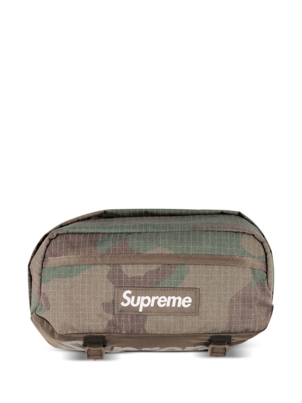 camouflage-print ripstop belt bag - 1