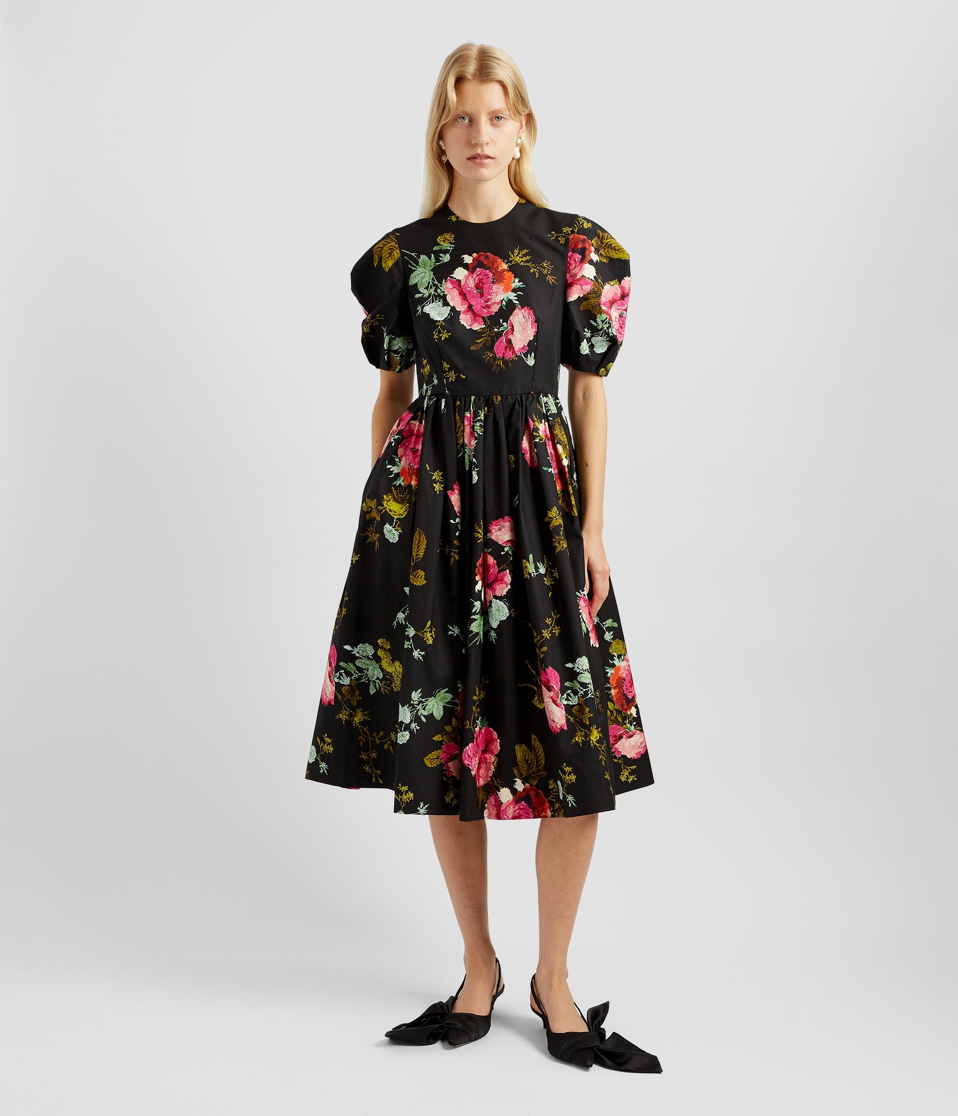 Erdem A LINE MIDI DRESS | REVERSIBLE