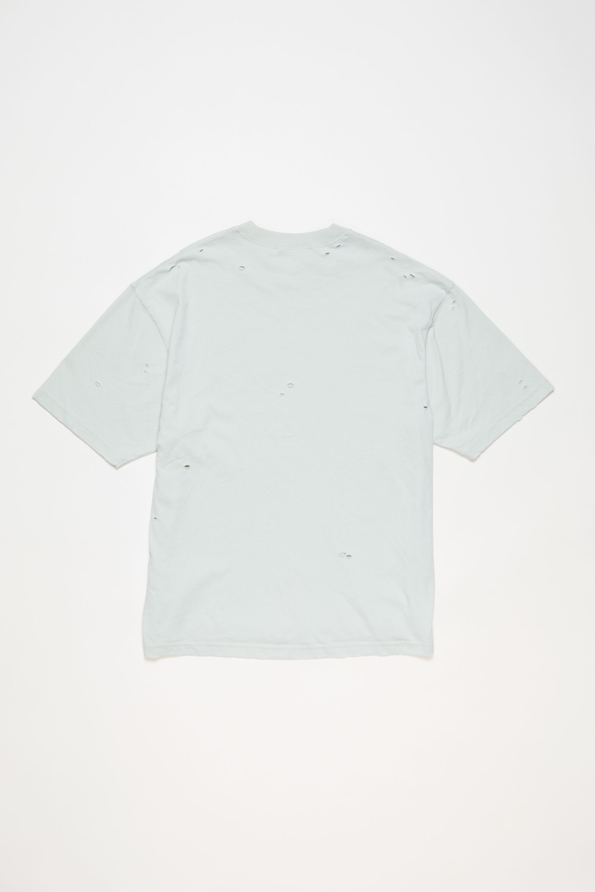 Distressed logo t-shirt - Ice blue - 2