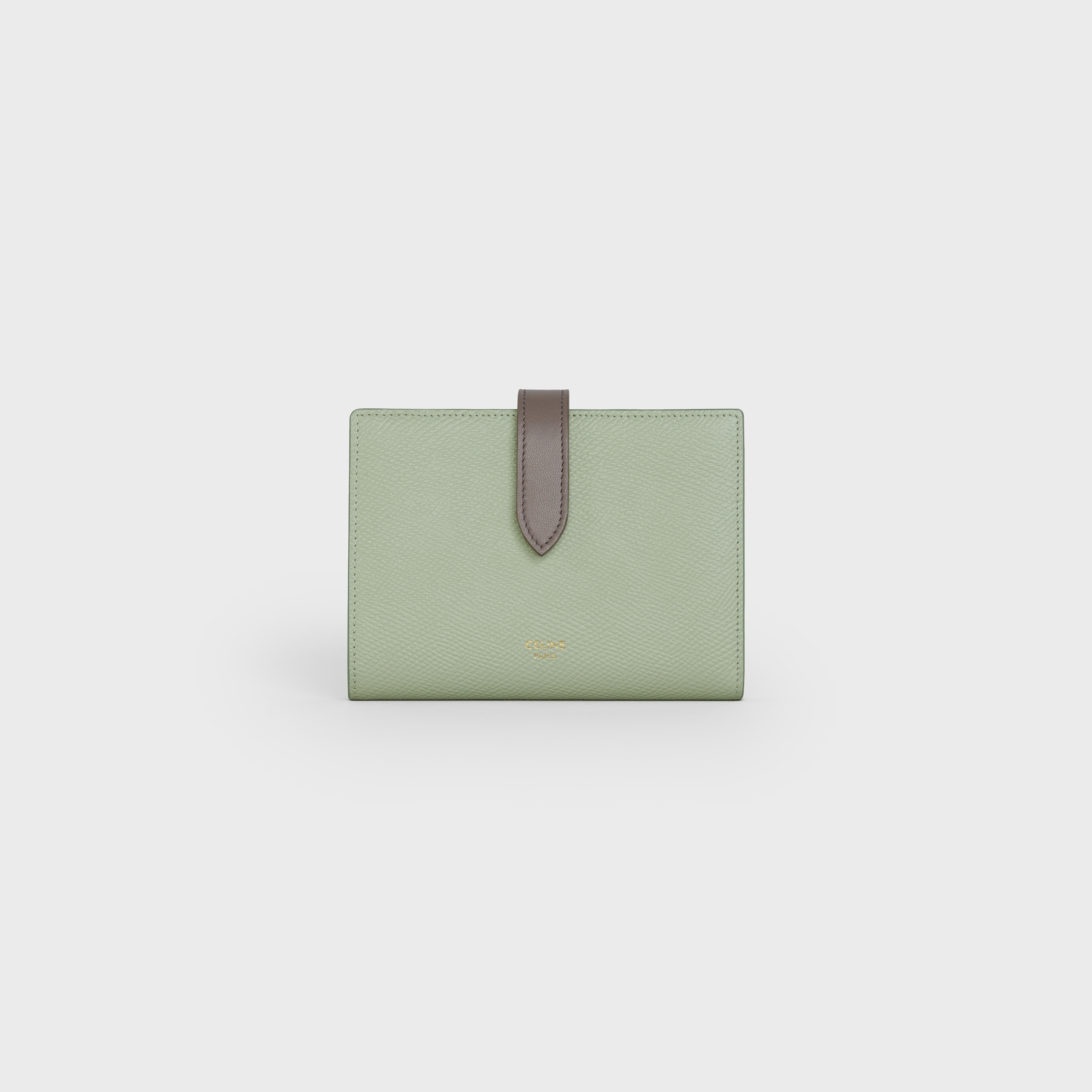 MEDIUM STRAP WALLET  IN  BICOLOUR GRAINED CALFSKIN - 1