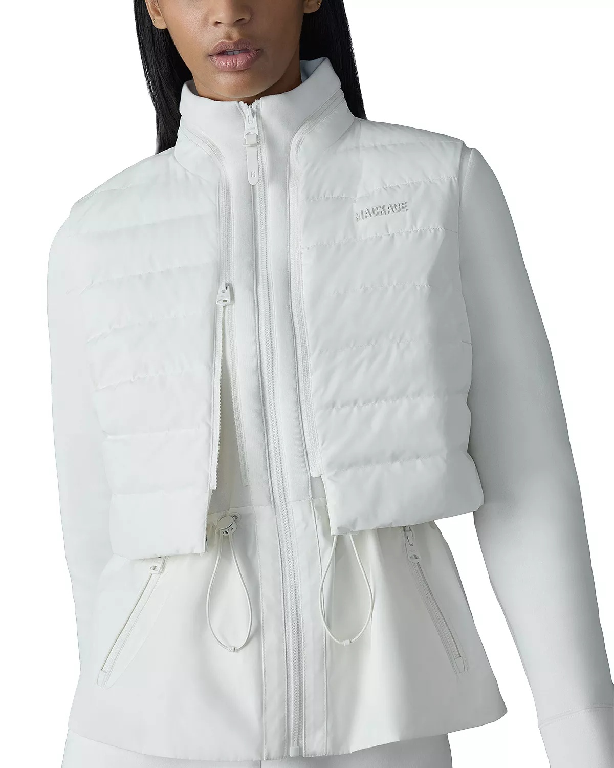 Priscilla 3-in-1 Mixed Media Light Down Jacket - 5
