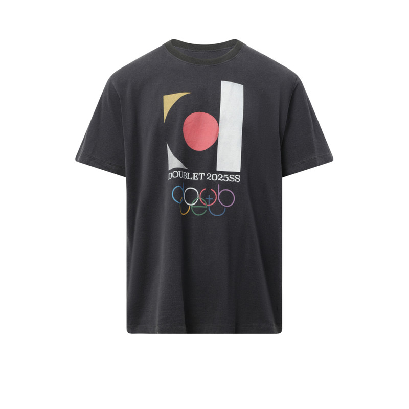 doublet Doublet 2025SS Logo T-Shirt in Black outlook