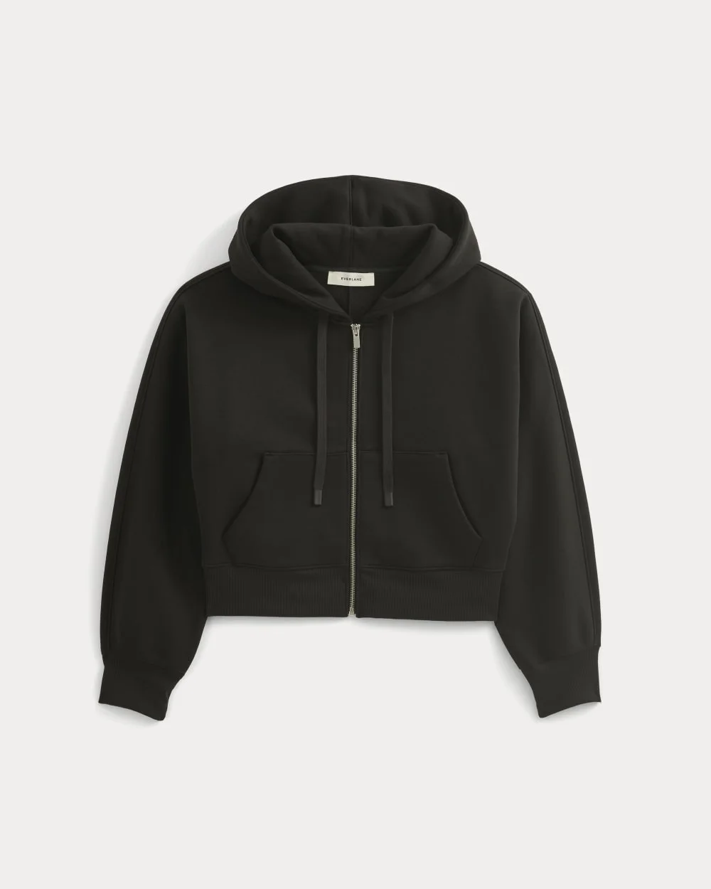 LUXE FLEECE FULL-ZIP CROPPED HOODIE - 1