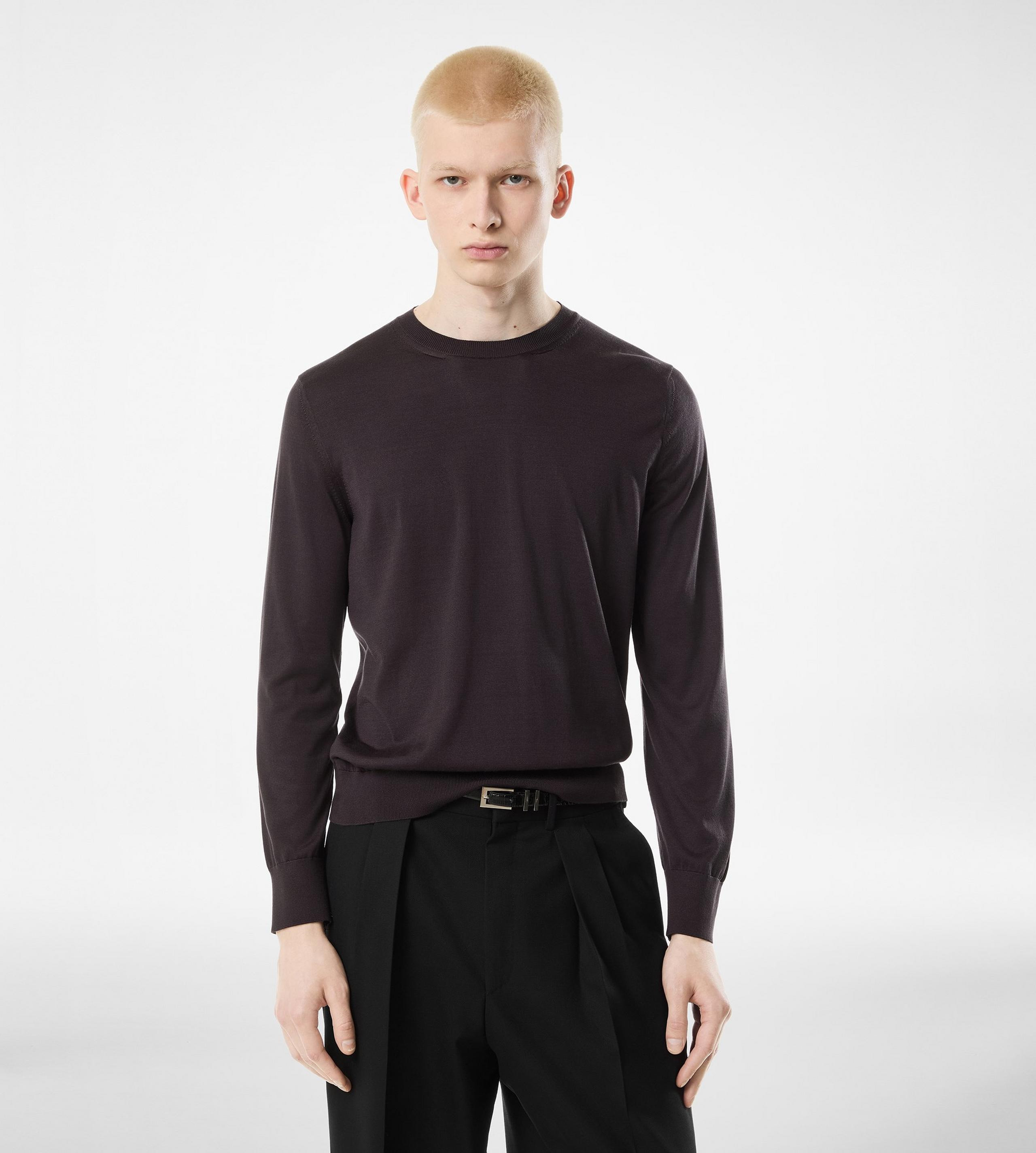 FLUID SILK CREW NECK - 3