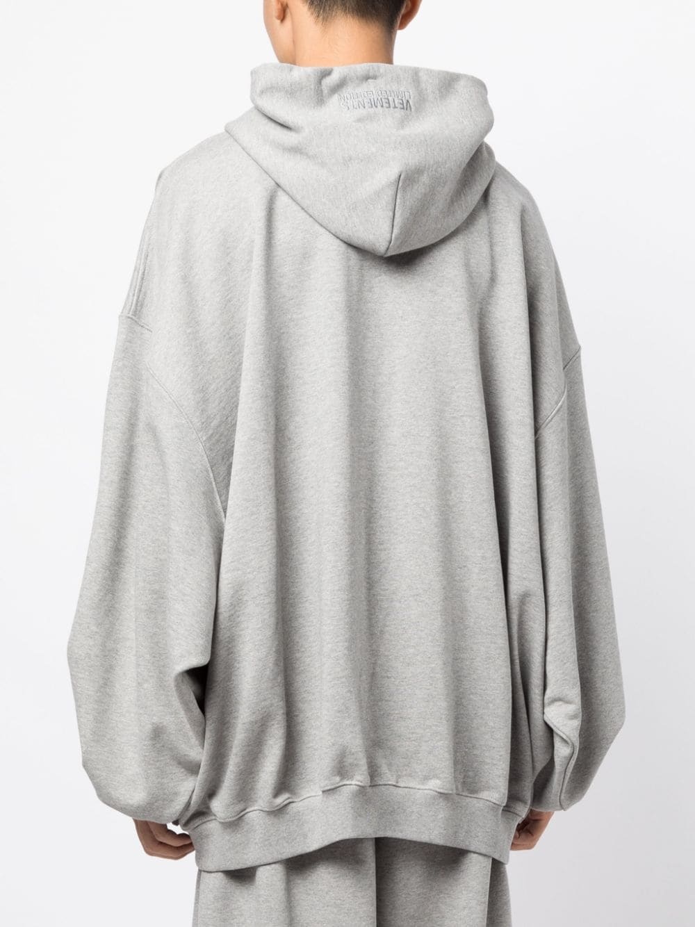 logo-print zip-up hoodie - 4