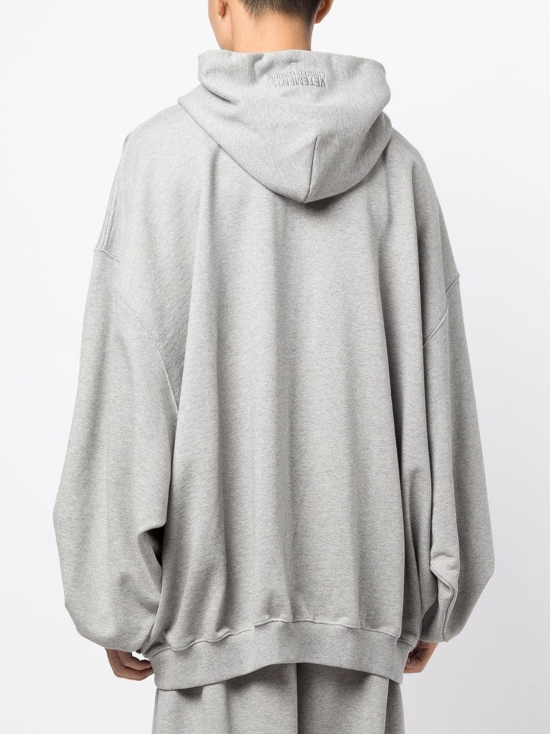 logo-print zip-up hoodie 4