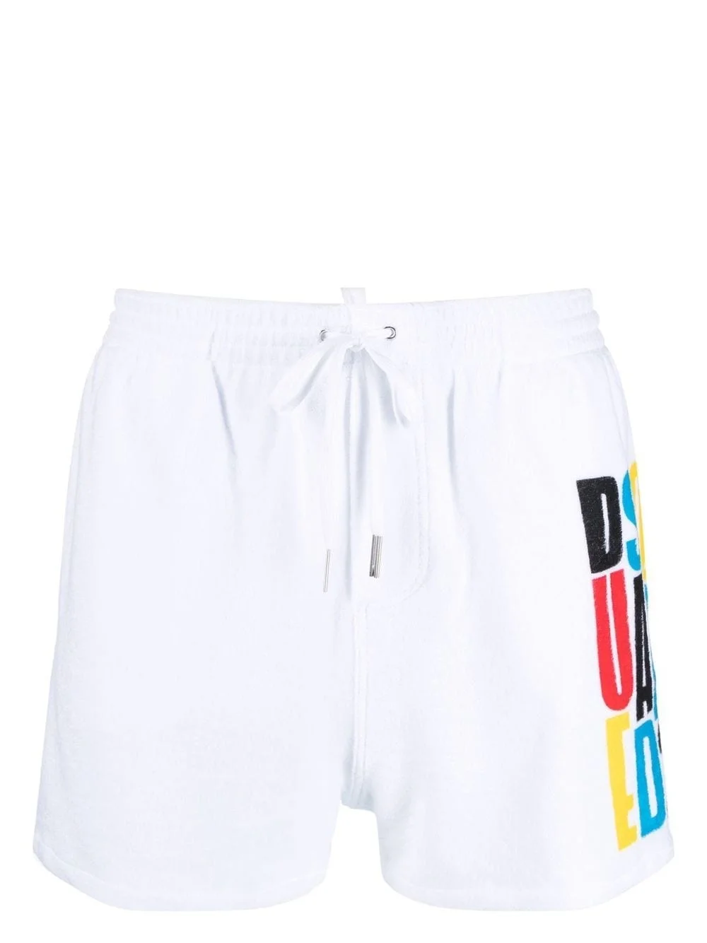 logo-print swim shorts - 1