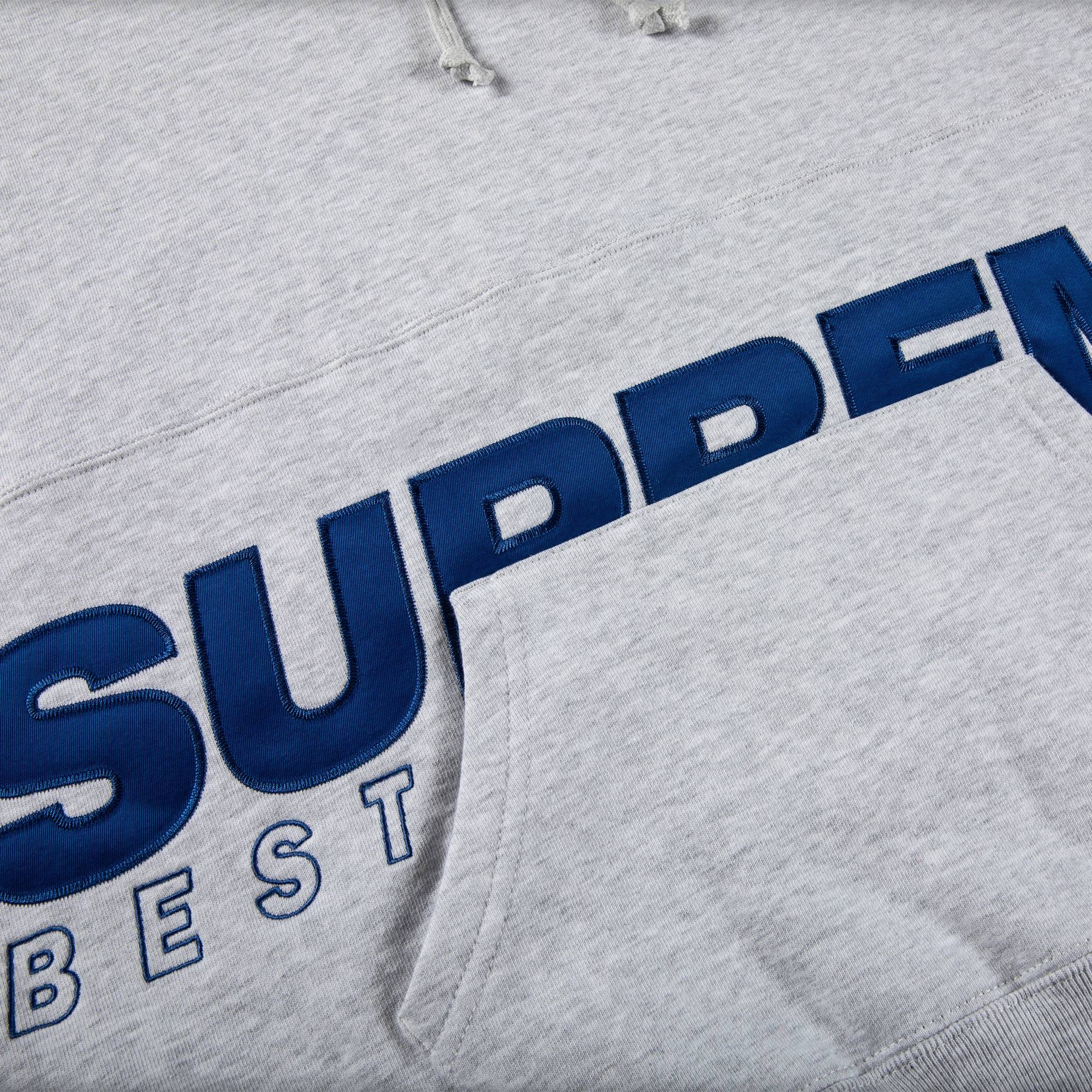 Supreme Best Of The Best Hooded Sweatshirt 'Ash Grey' - 2