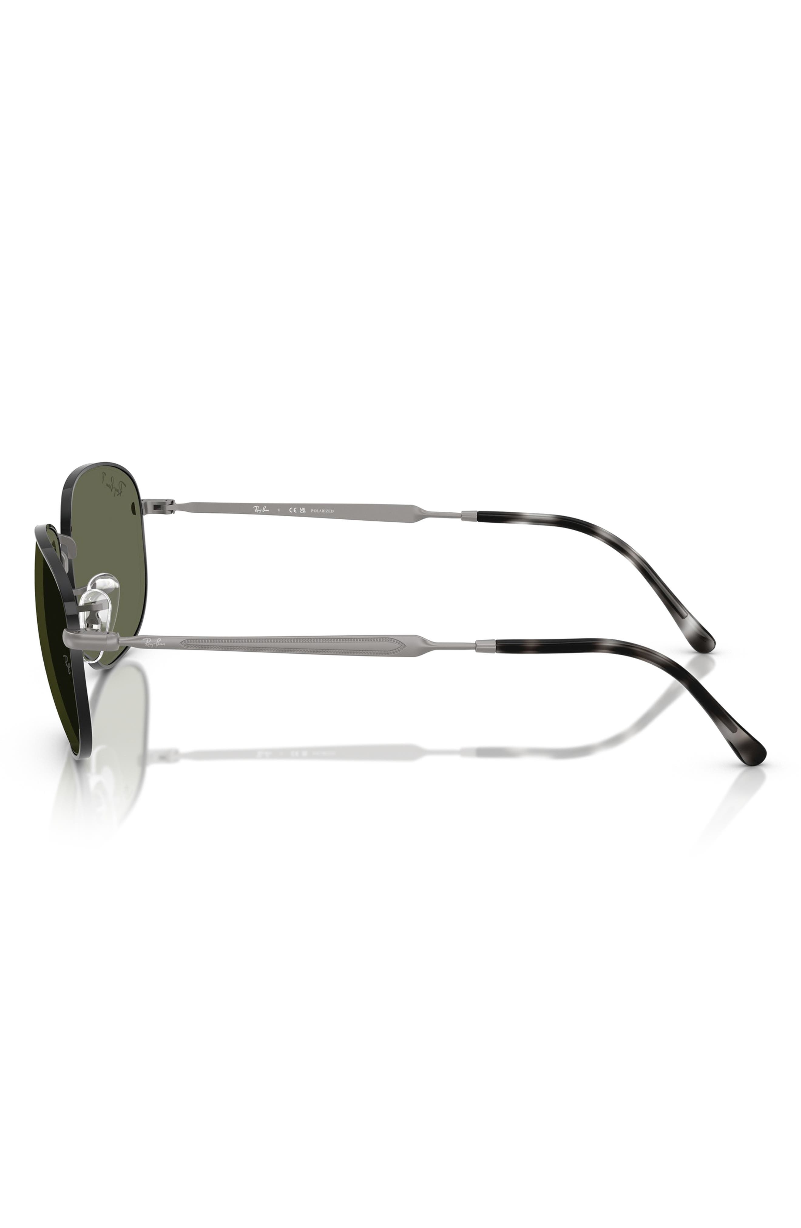 Ray-Ban 60mm Pillow Polarized Sunglasses in Gunmetal at Nordstrom - 3
