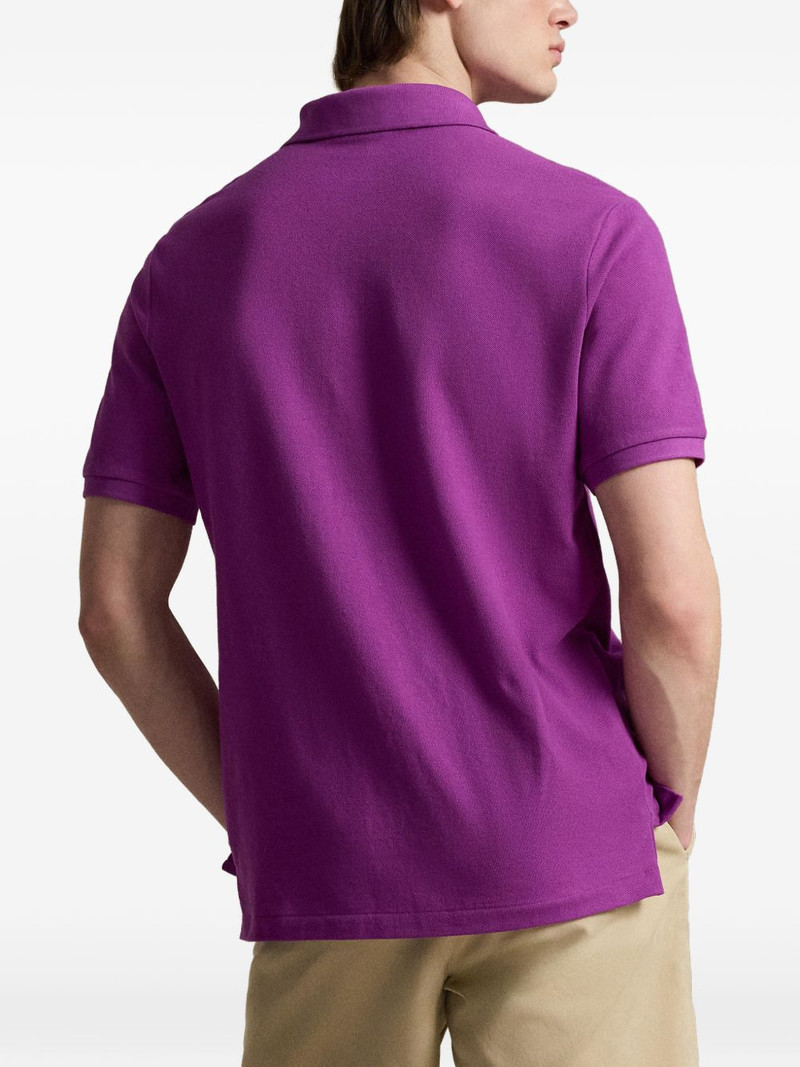 logo-embroidered polo shirt 4