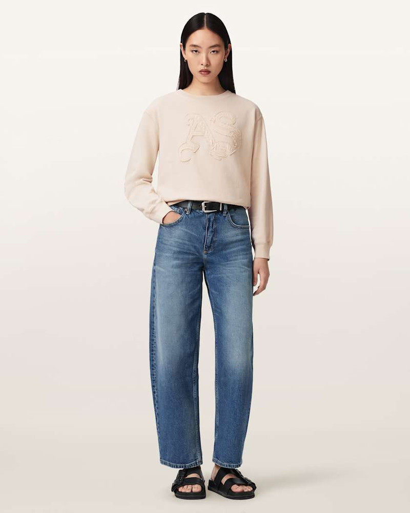 ALLSAINTS INSIGNIA PIPPA CREW NECK SWEATSHIRT outlook