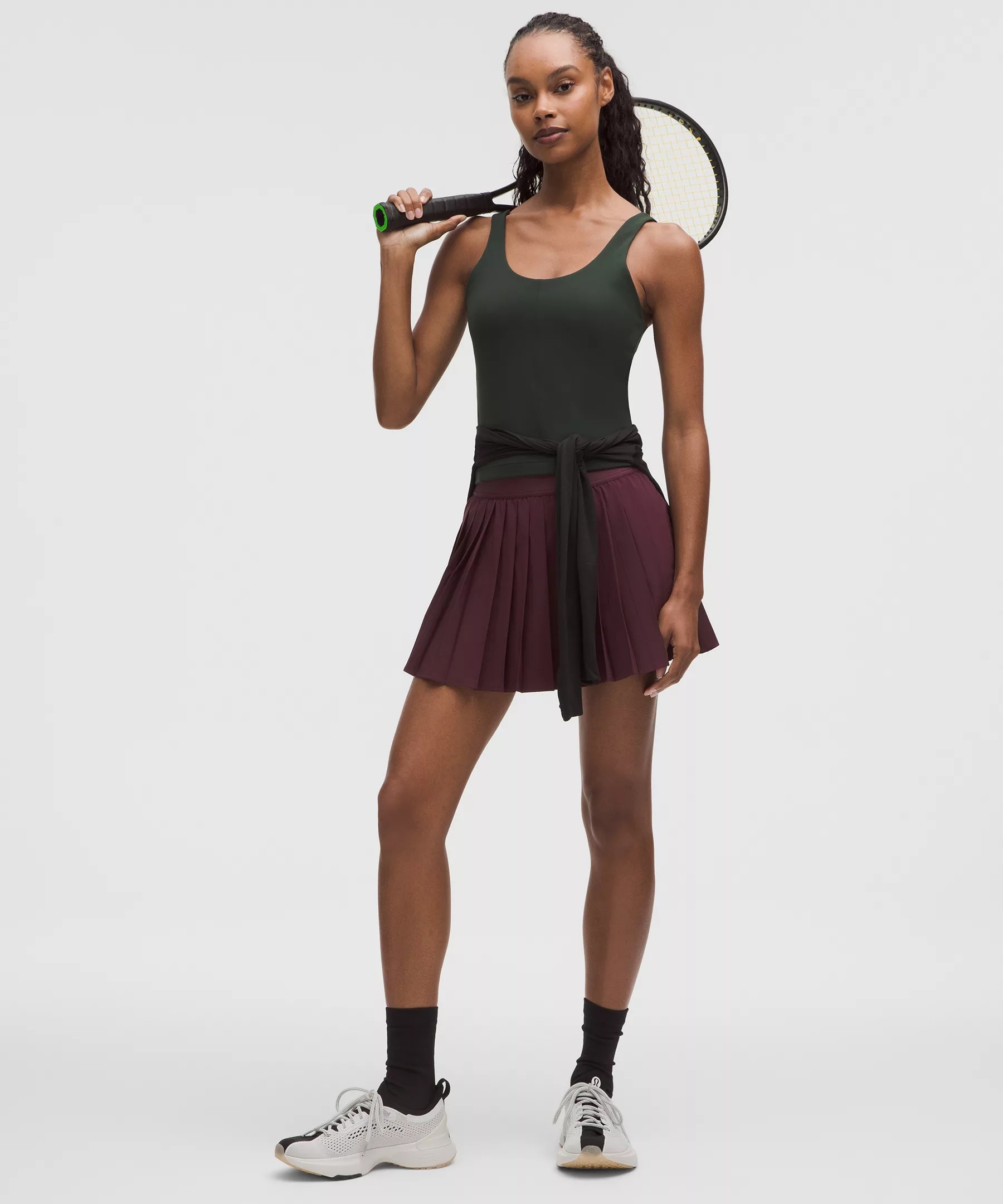 High-Rise Pleated Tennis Skirt - 7