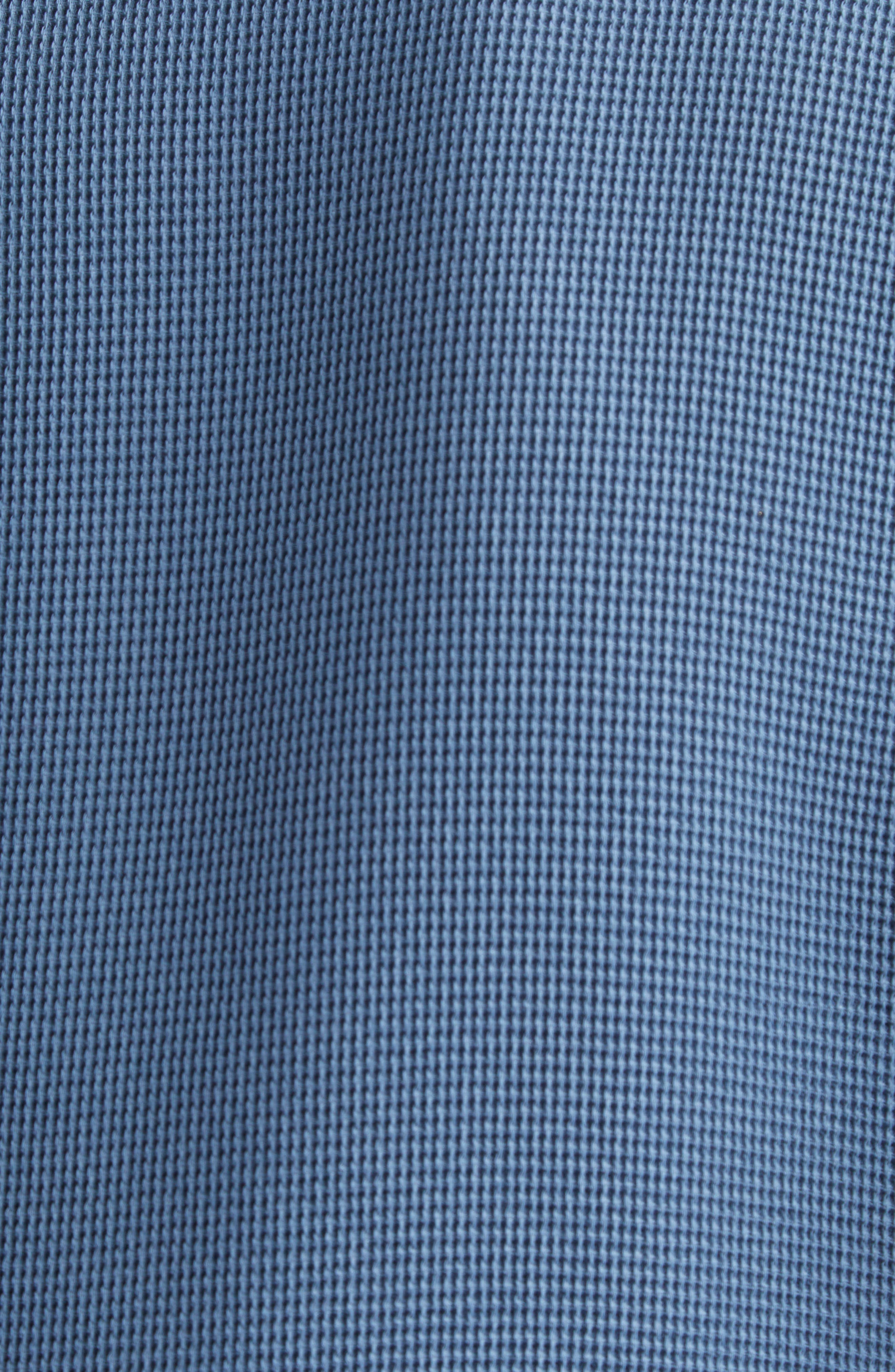 Emporio Armani Slim Fit Trousers in Solid Blue Navy at Nordstrom - 7