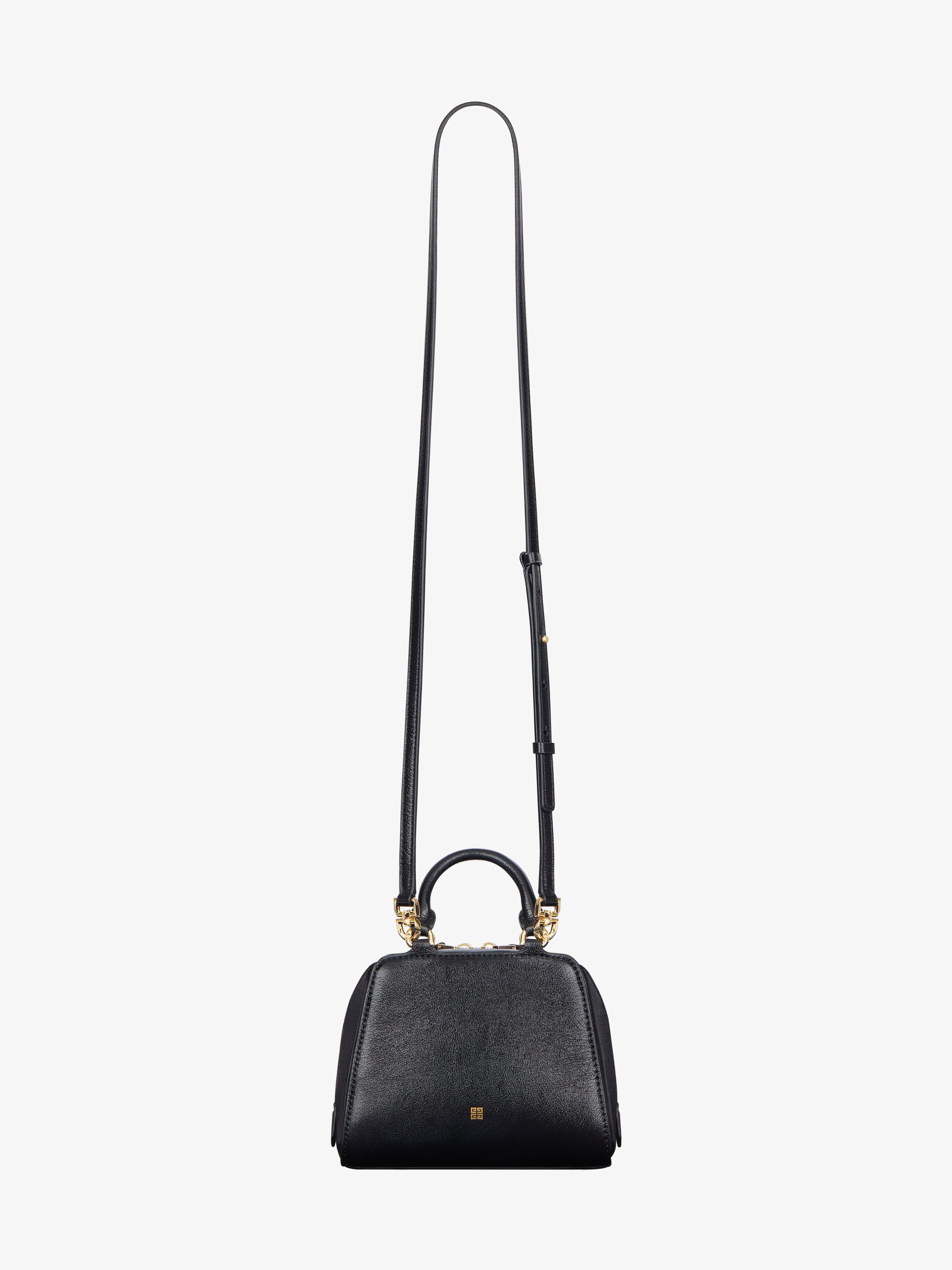 NANO ANTIGONA CUBE BAG IN LEATHER - 5