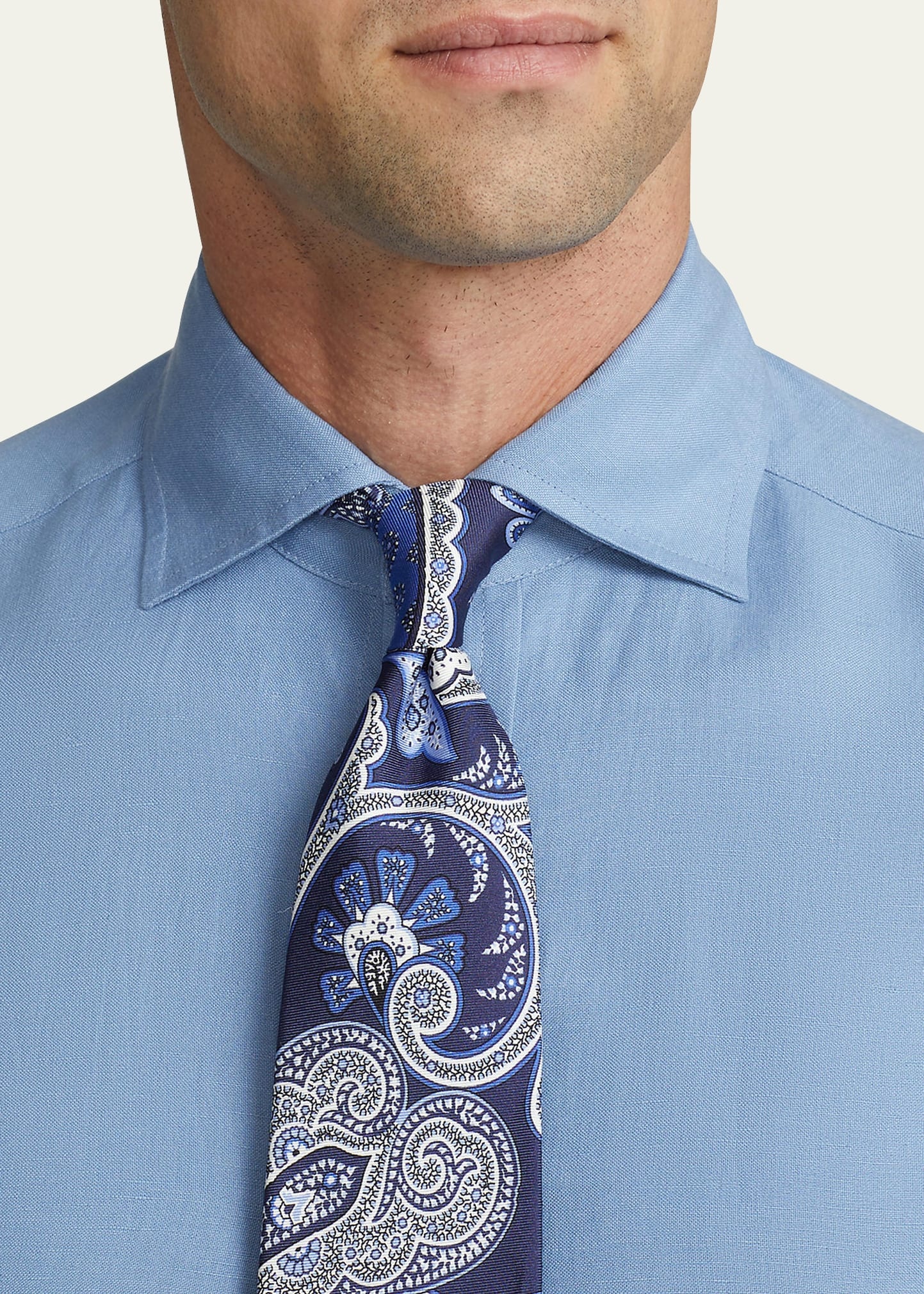Men's Tonal Paisley Tie - 2
