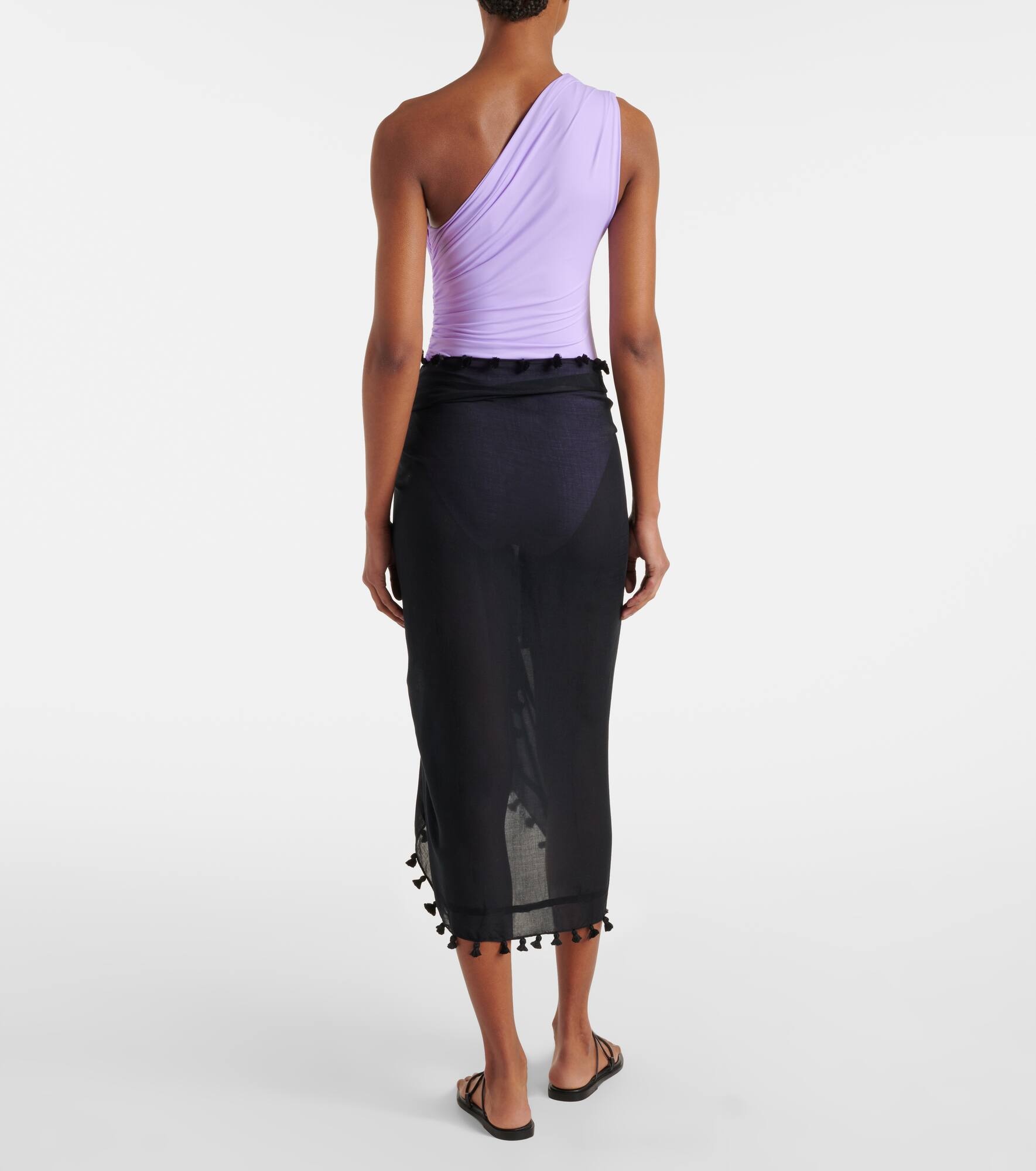 Semi-sheer beach cover-up - 3