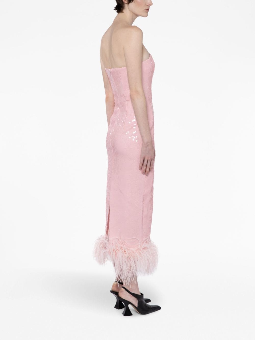 Minelli sequin-embellished midi dress - 3